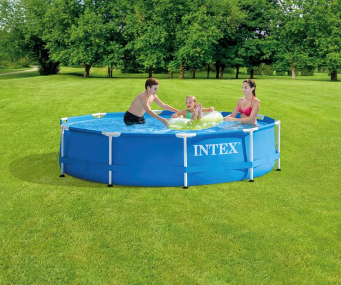 INTEX (28200) Round Above Ground Swimming Pool 10ft x 2.5ft