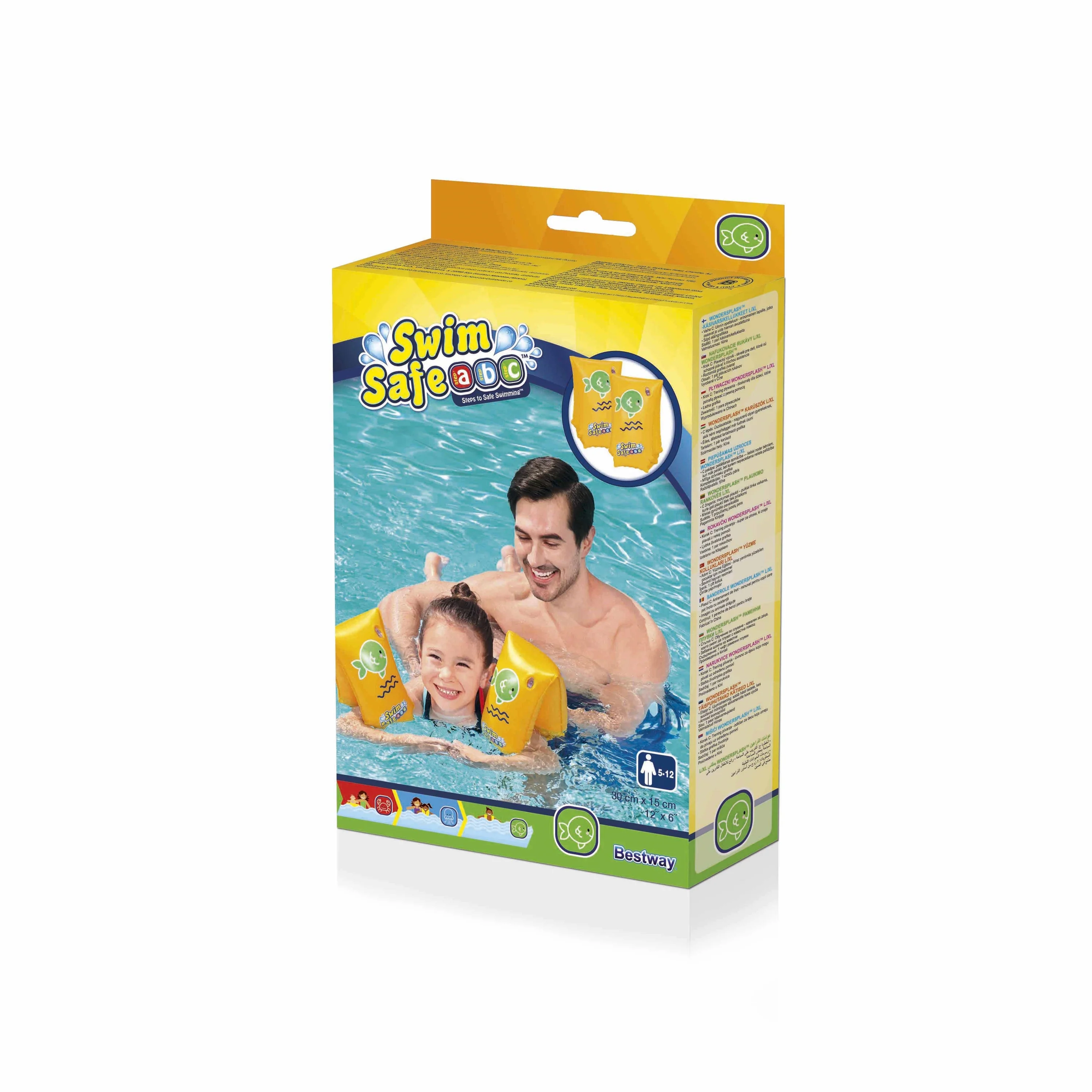 32110 Swimming Armbands Inflatable  Safety gear 12" x 6"/30cm x 15cm - Image 17