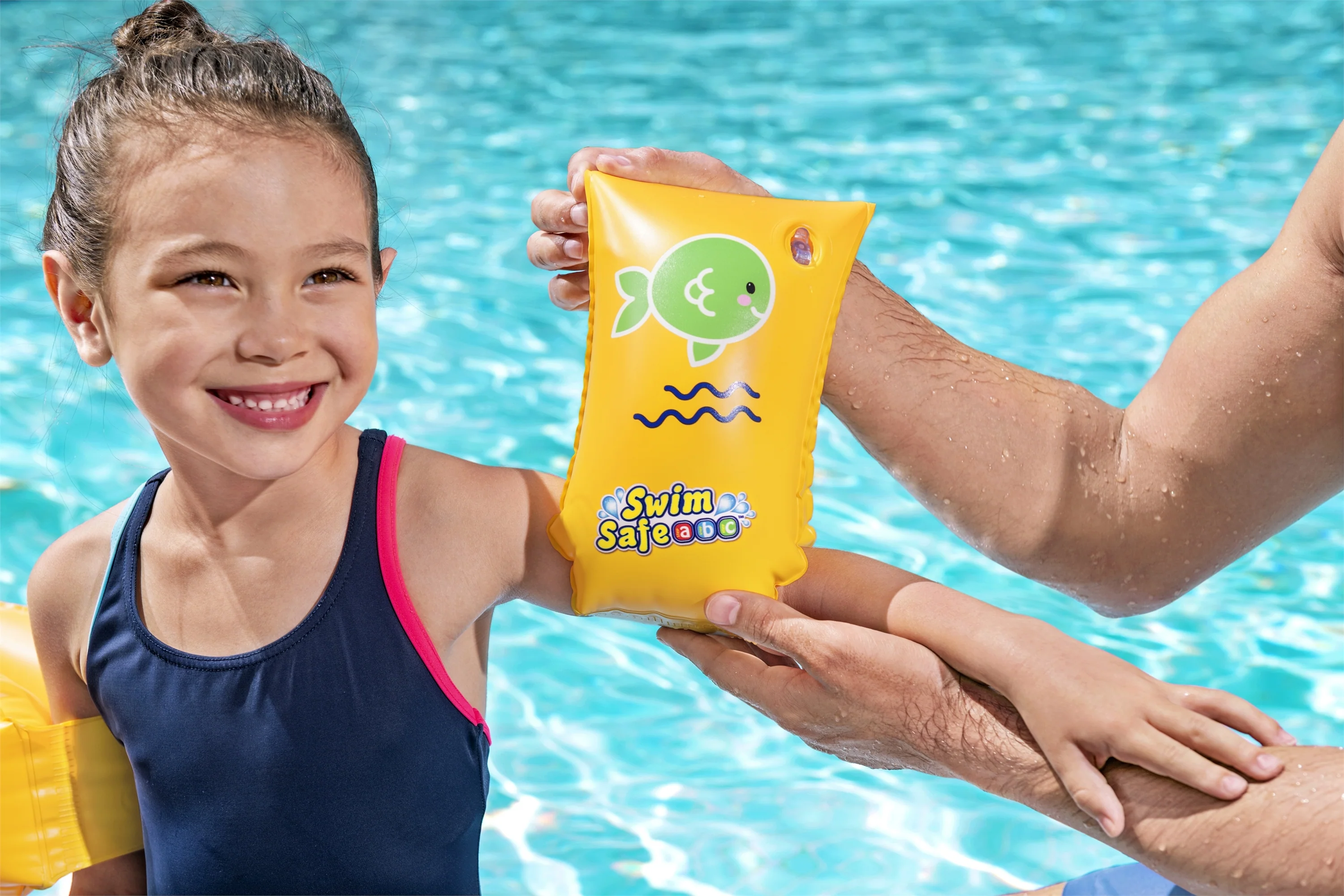 32110 Swimming Armbands Inflatable  Safety gear 12" x 6"/30cm x 15cm - Image 8