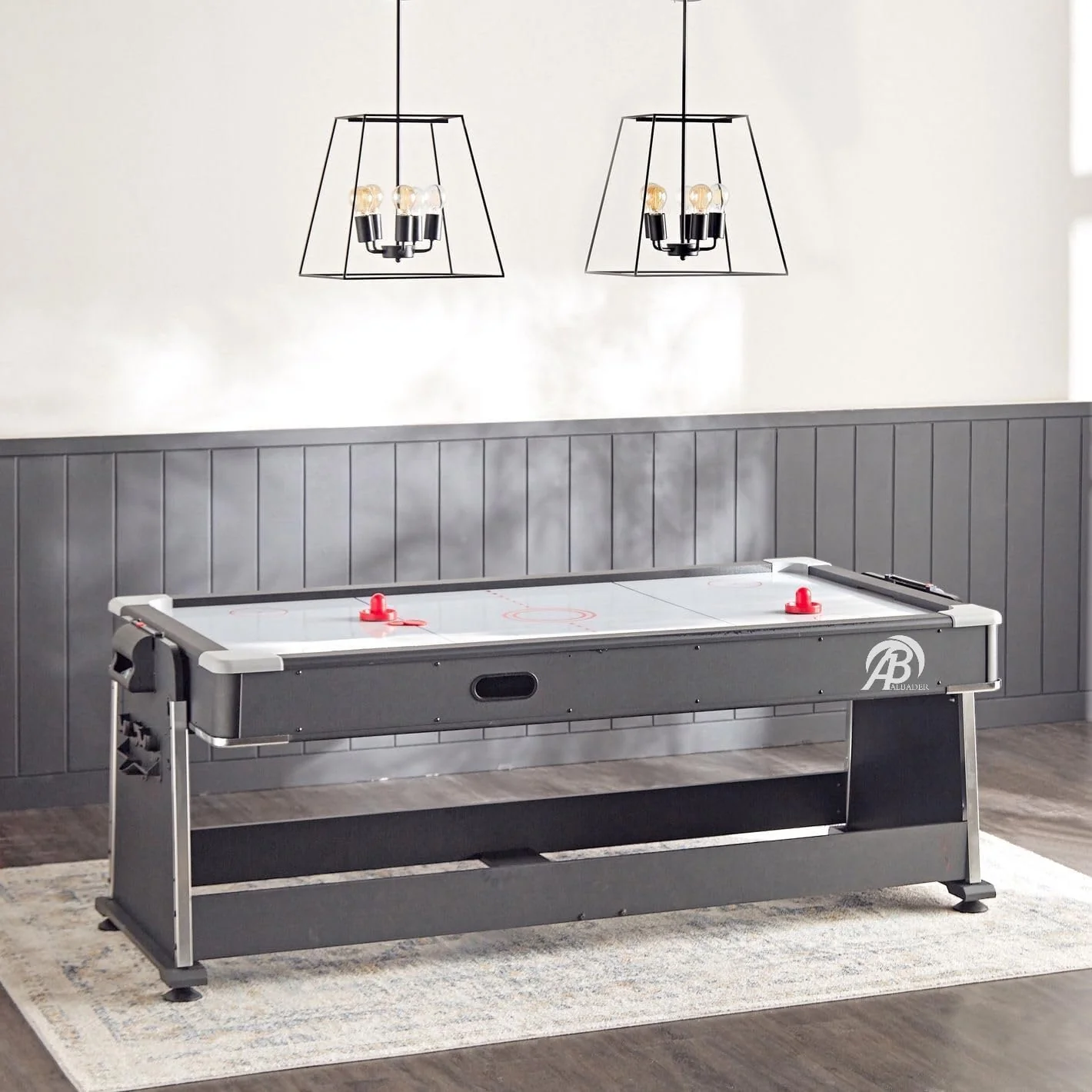 4-in-1 Multi Gaming Table (Pool + Table Tennis + Air Hockey + Office Table) (6.8 ft x 3.67 ft x 2.67 ft (With wooden packing )) - Image 6