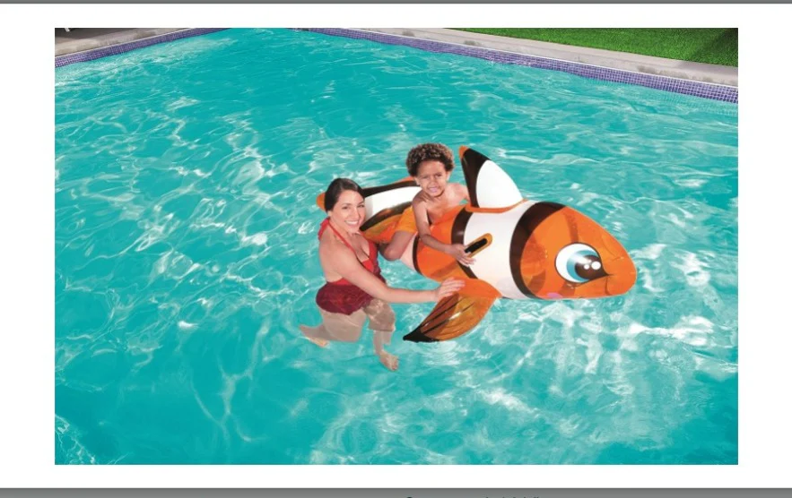 (41088) Bestway Clown Fish Inflatable float Ride-On For Kids - Image 3