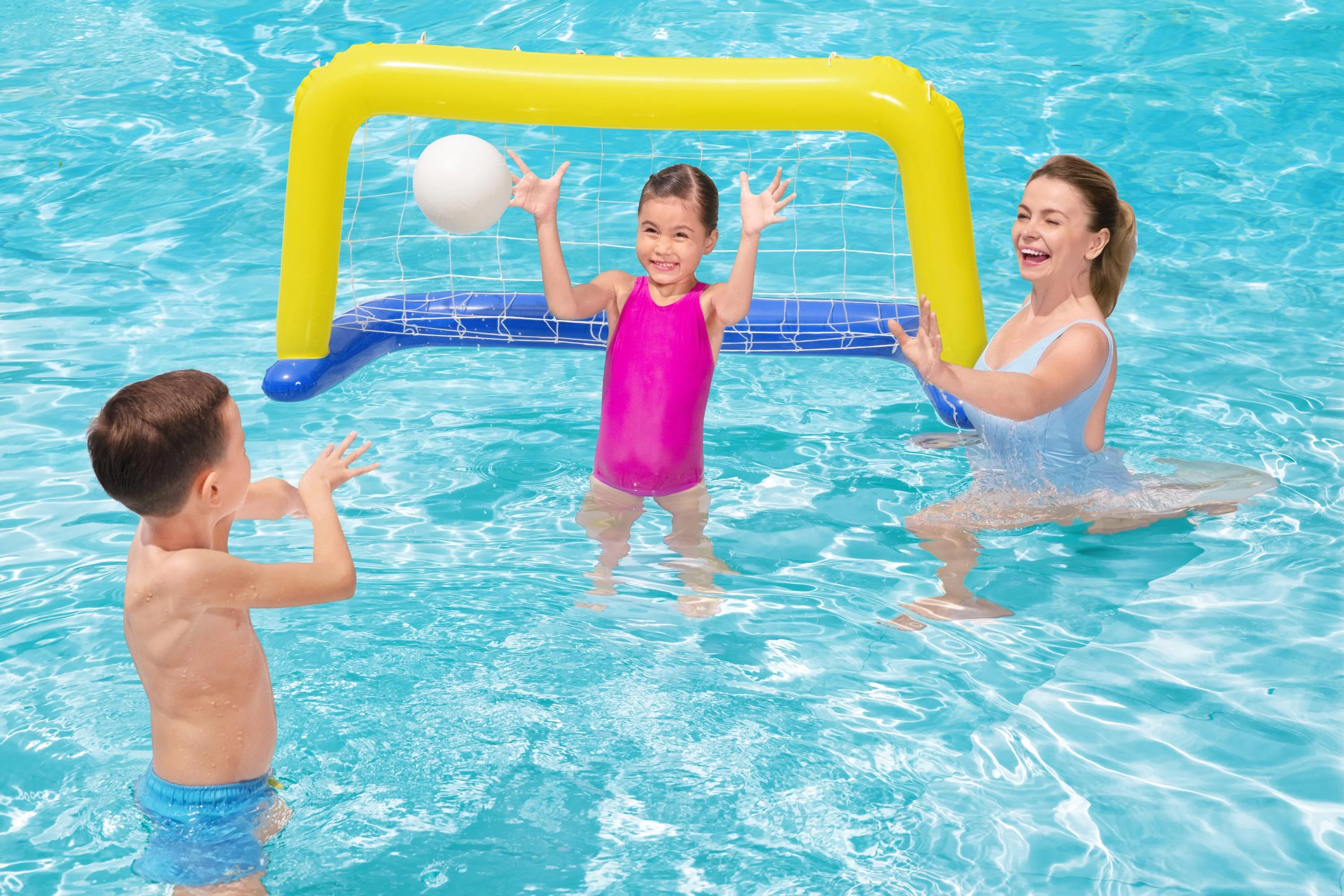 (52123) Bestway 56" x 30" Water Polo Swimming Pool Game Set