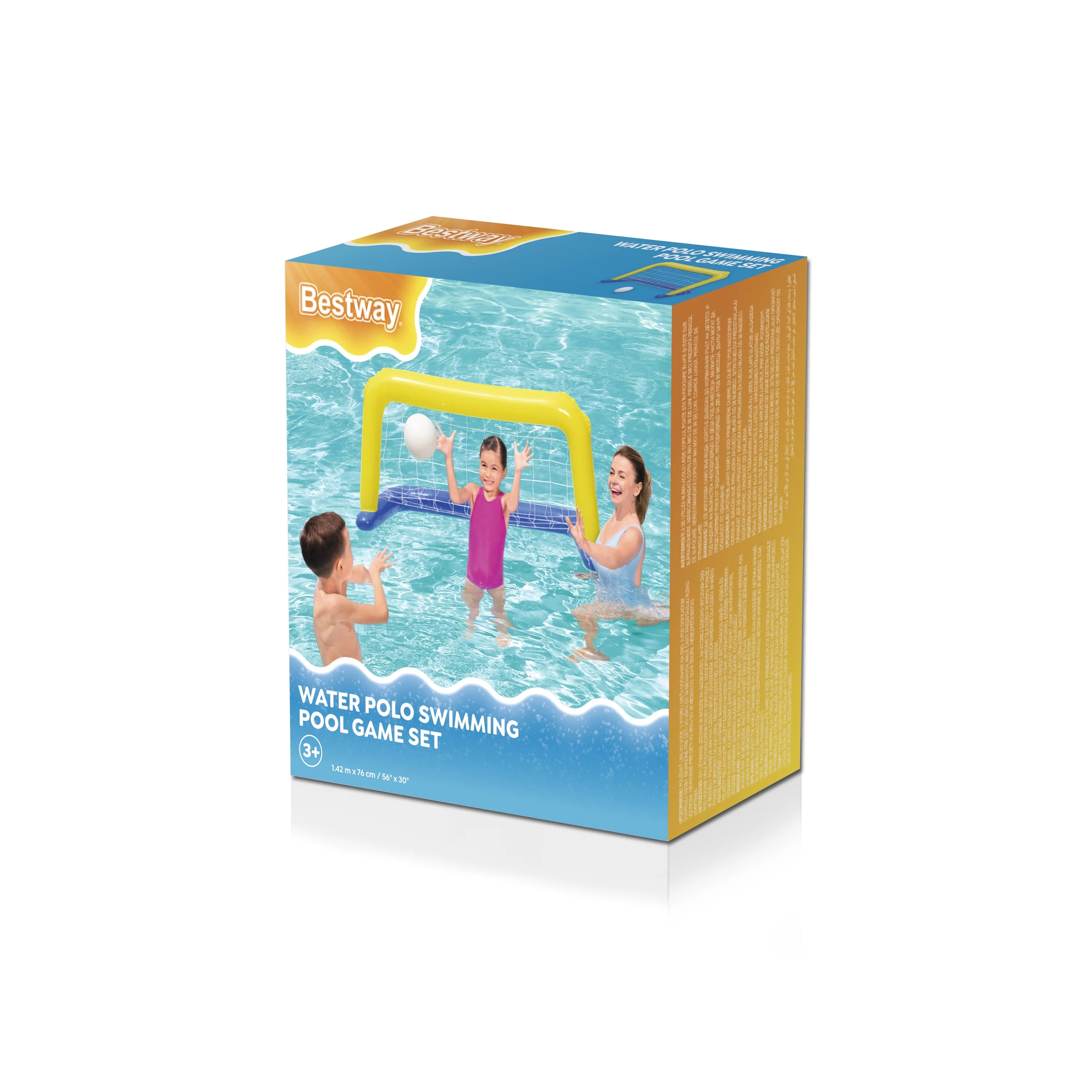 (52123) Bestway 56" x 30" Water Polo Swimming Pool Game Set - Image 4