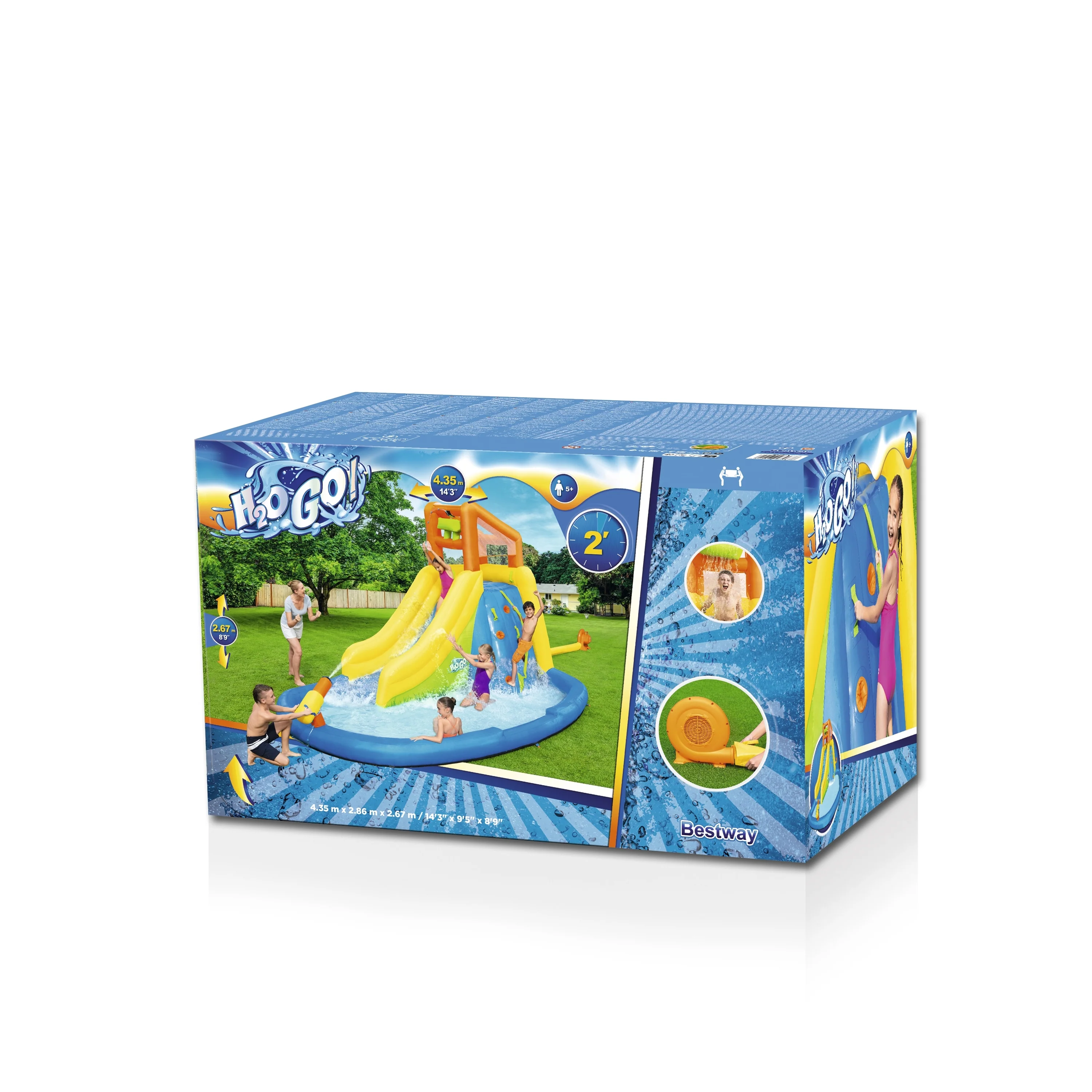 53345 Bestway H2OGO!® Mount Splashmore Mega WaterPark 14'3" x 9'5" x 8'9"/4.35m x 2.86m x 2.67m - Image 13