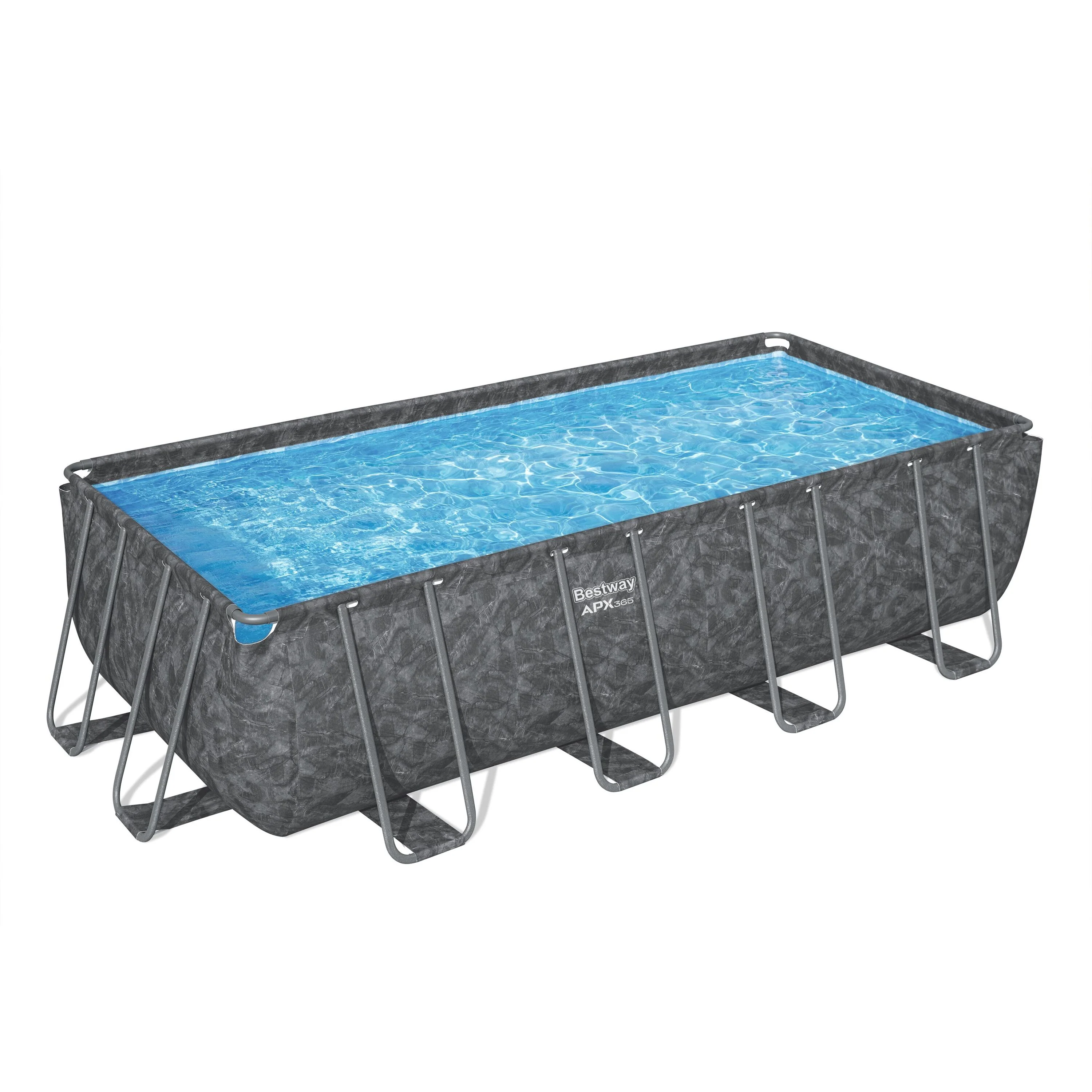 561KA Bestway® APX 365  18 Ft x 9 Ft x 4.3 Ft   Above Ground Pool Set Rectangular - Image 3