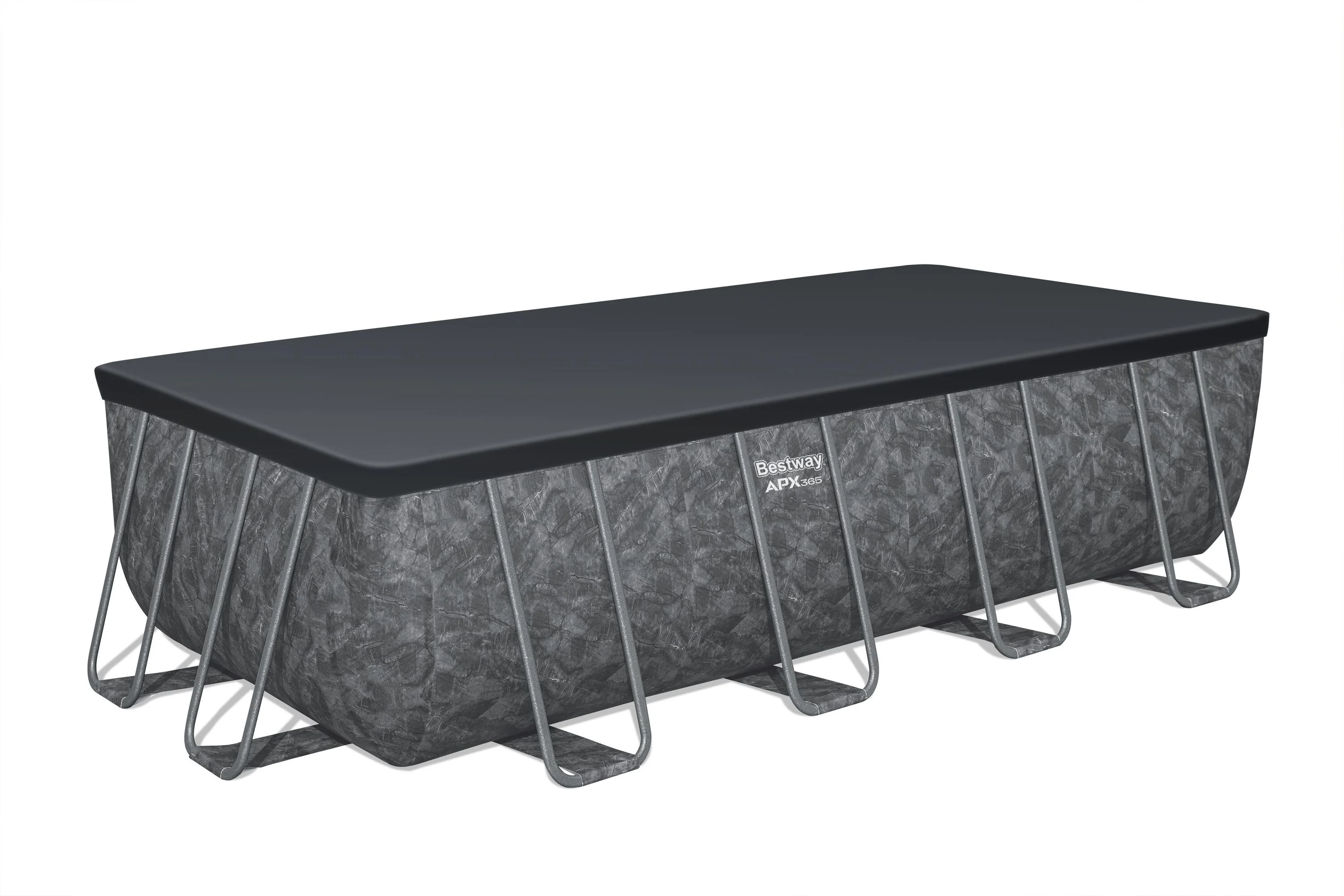 561KA Bestway® APX 365  18 Ft x 9 Ft x 4.3 Ft   Above Ground Pool Set Rectangular - Image 4