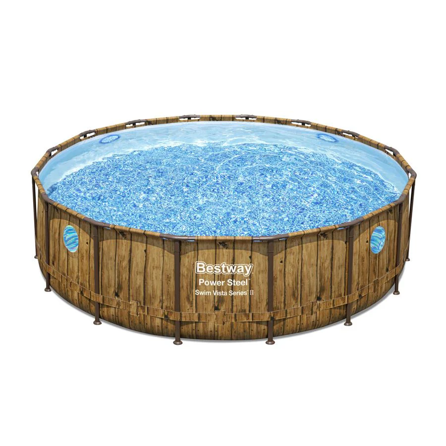 56725 Round Bestway Readymade Swimming pool in India Power Steel 16 Ft x 4 Ft - Image 4