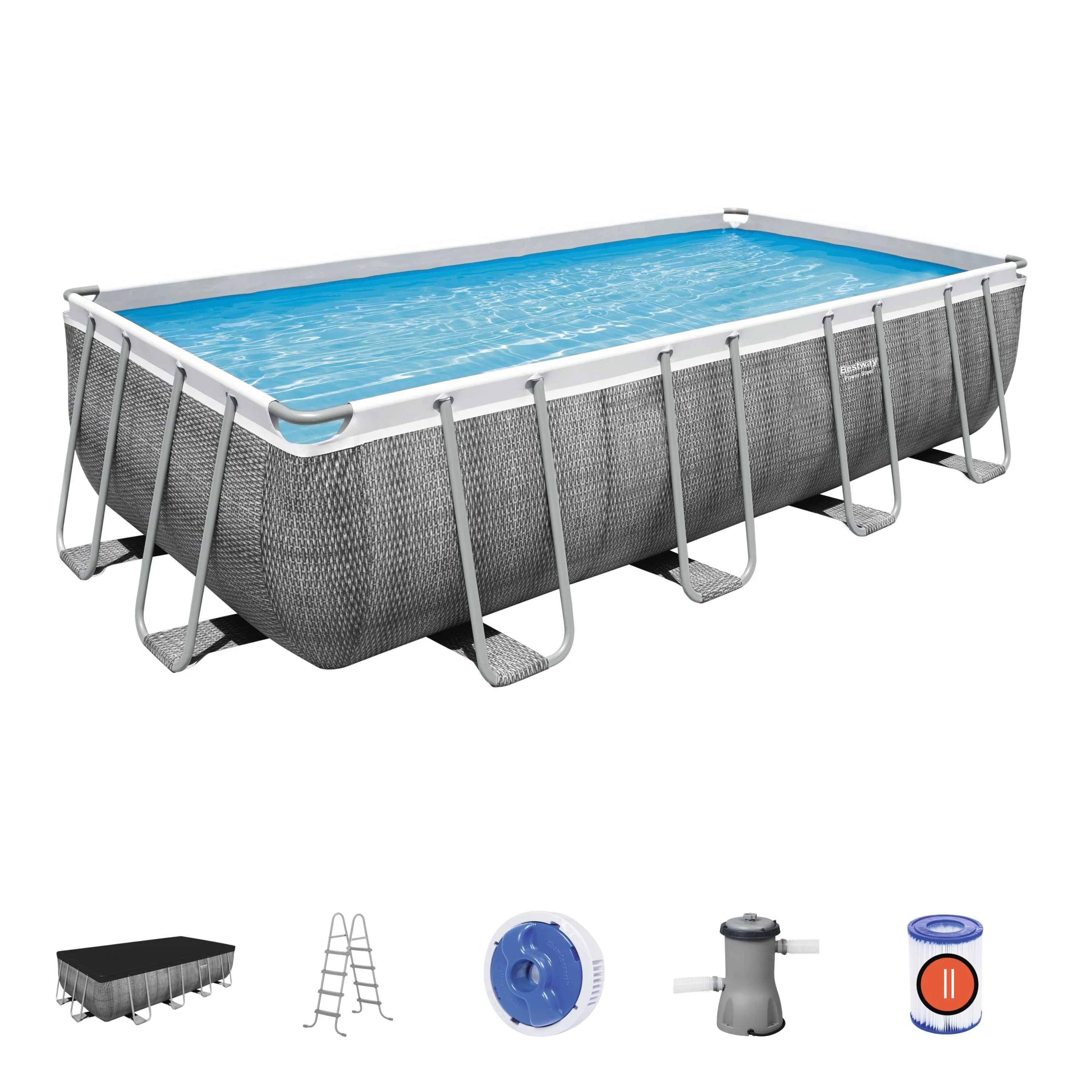 56996 Bestway Frame swimming pool 16' x 8' x 48" By Bestway