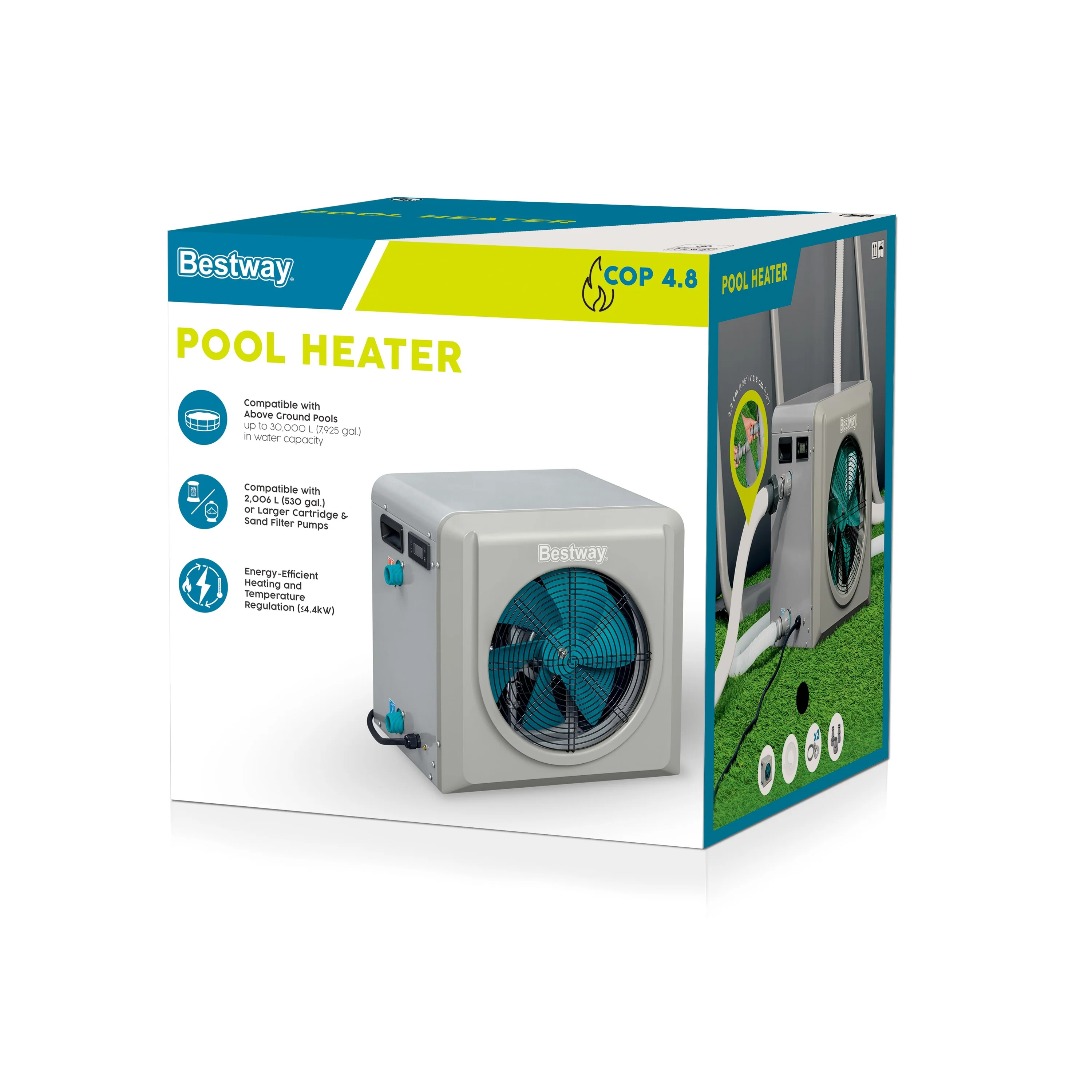 58784 Bestway® 4 kW Above Ground Pool Heater - Image 4