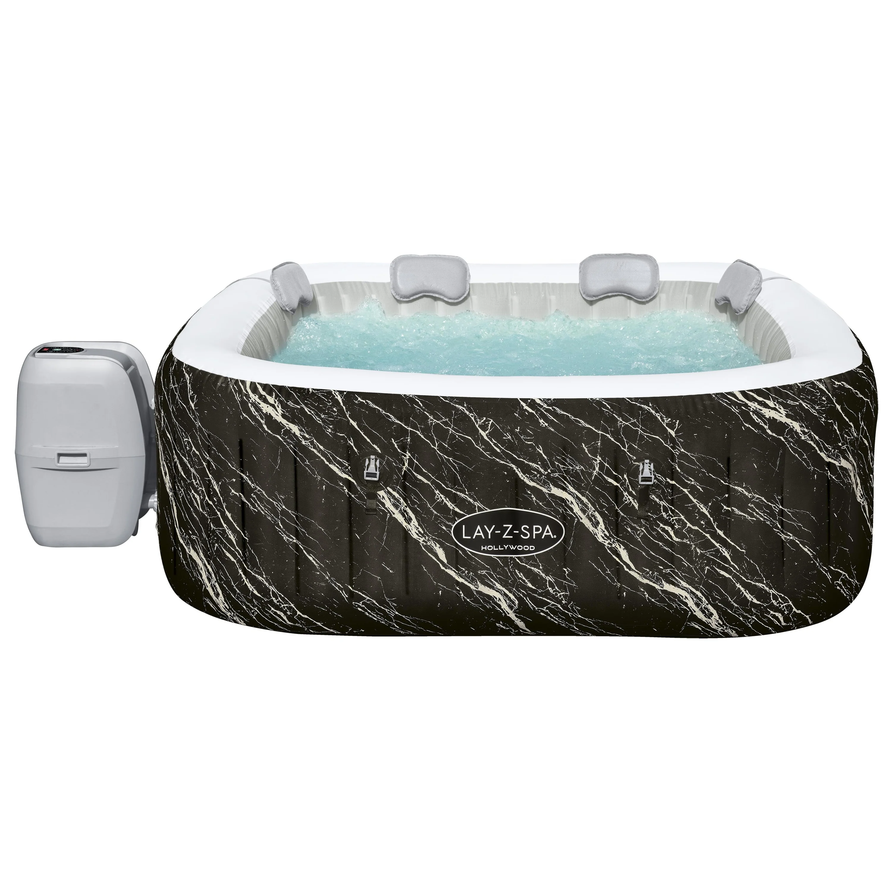 6001F Bestway Lay-Z-Spa® Hollywood Inflatable Hot Tub 71" x 71" x 26"/1.80m x 1.80m x 66cm – 4 to 6 Person hot tub whirlpool With LED - Image 4