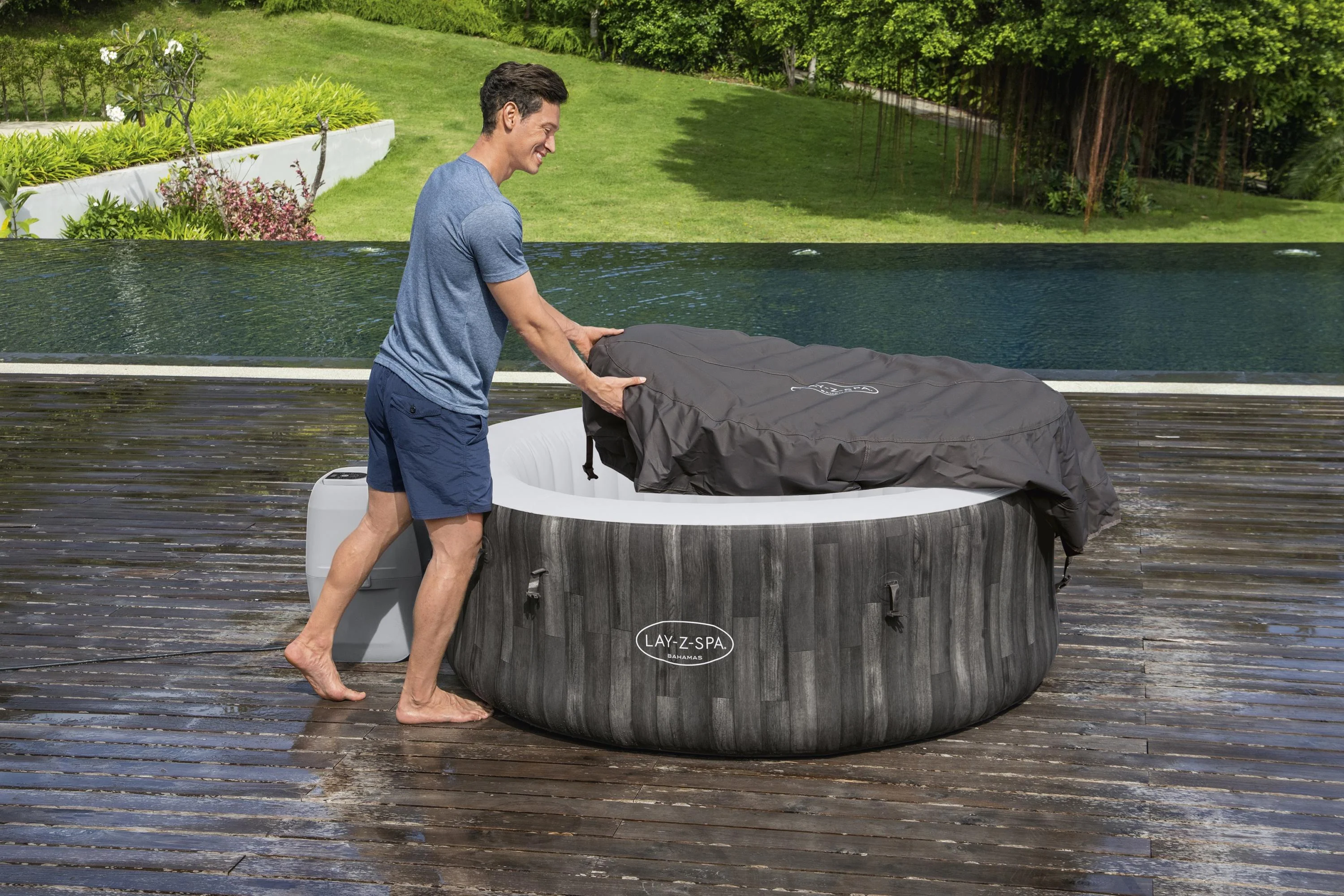 60005 Lay-Z-Spa® 71" x 26"/1.80m x 66cm Bahamas AirJet - Image 5