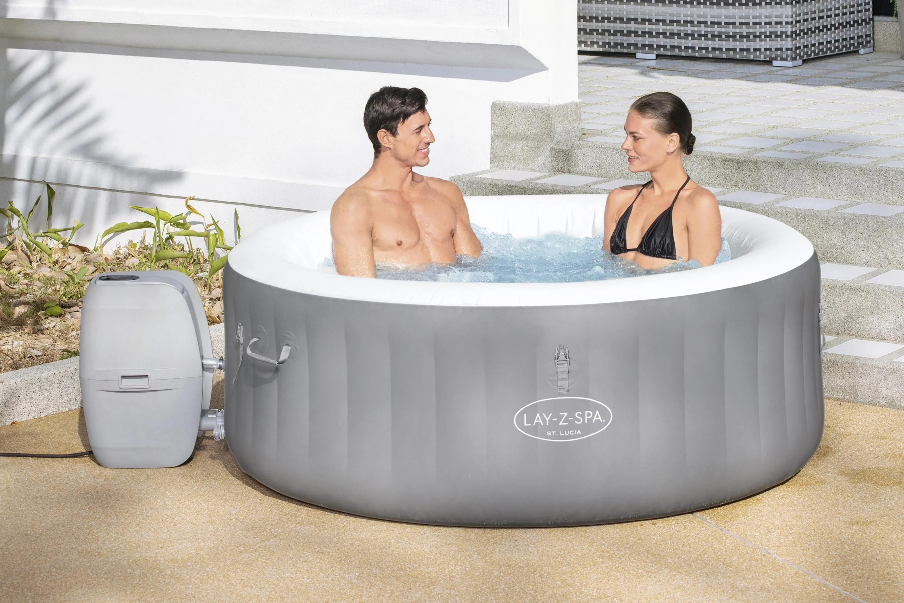 60007 Lay-Z-Spa® 71" x 26"/1.80m x 66cm Tahiti AirJet - Image 4