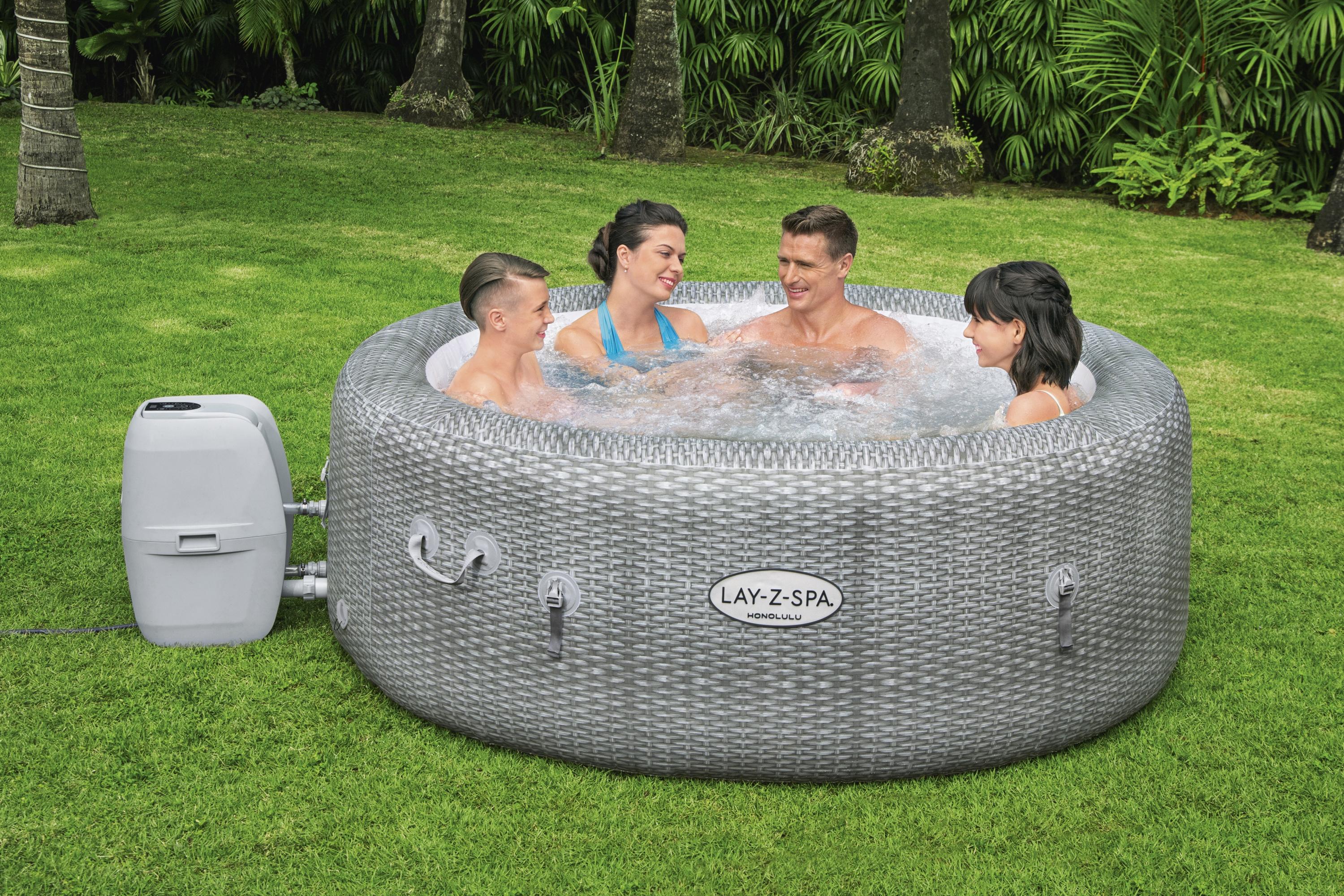 60019 Lay-Z-Spa® 77" x 28"/1.96m x 71cm Honolulu AirJet - Image 2