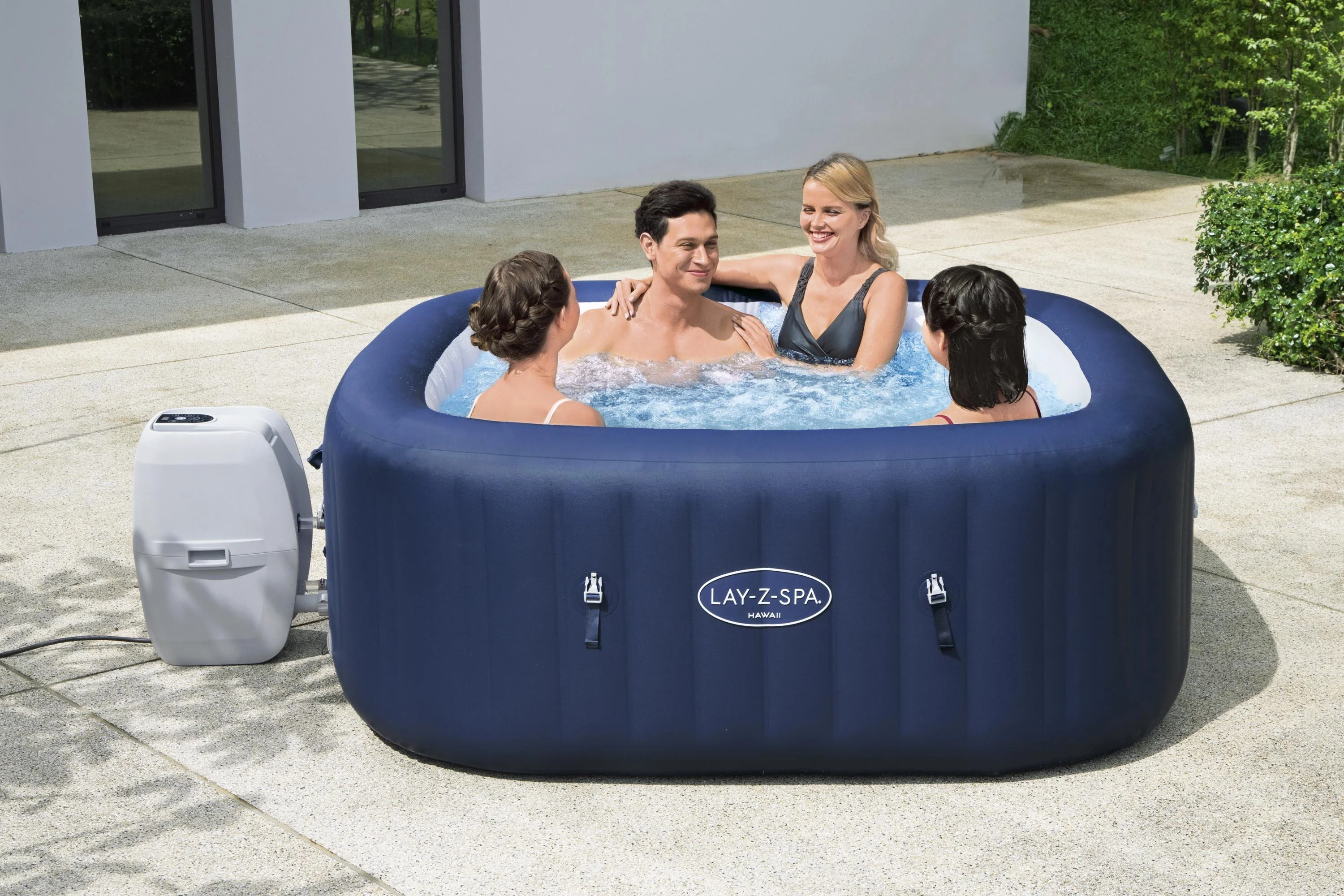 60021 Lay-Z-Spa® 71" x 71" x 28"/1.80m x 1.80m x 71cm Hawaii AirJet - Image 5