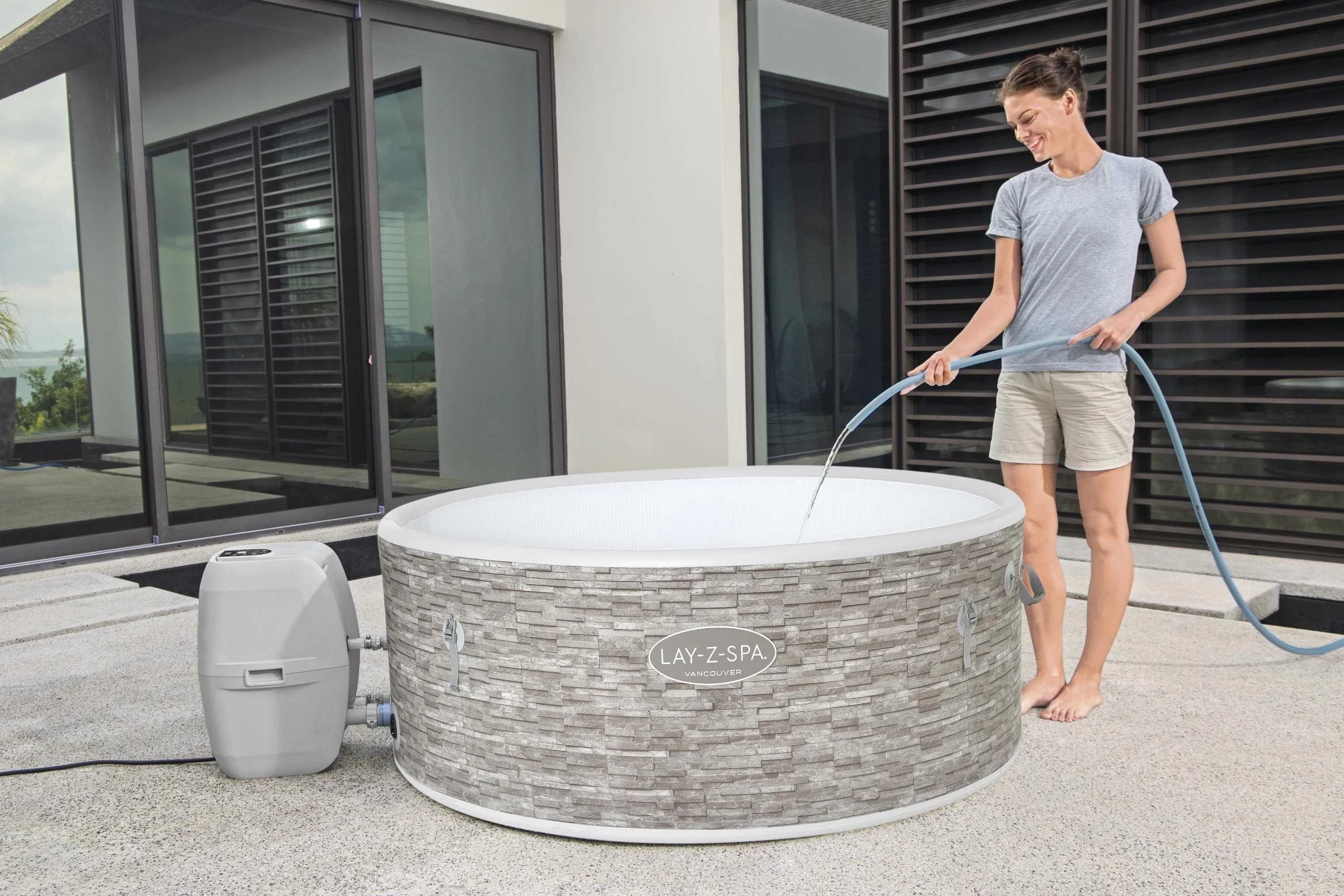 60027 Lay-Z-Spa® 61"x24"/1.55m x 60cm Vancouver AirJet Plus - Image 3