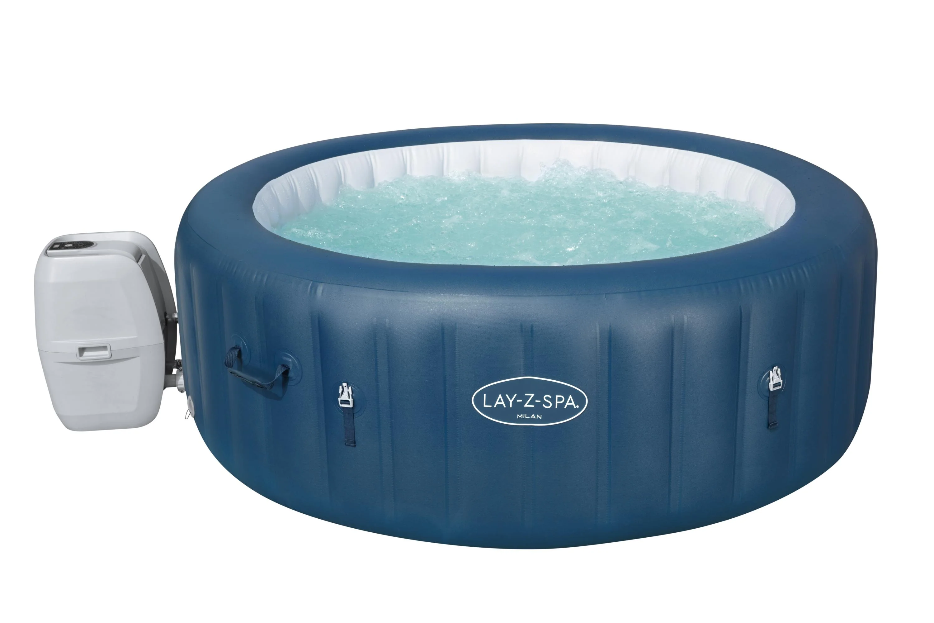 60029 Lay-Z-Spa® 77" x 28"/1.96m x 71cm Milan Airjet Plus