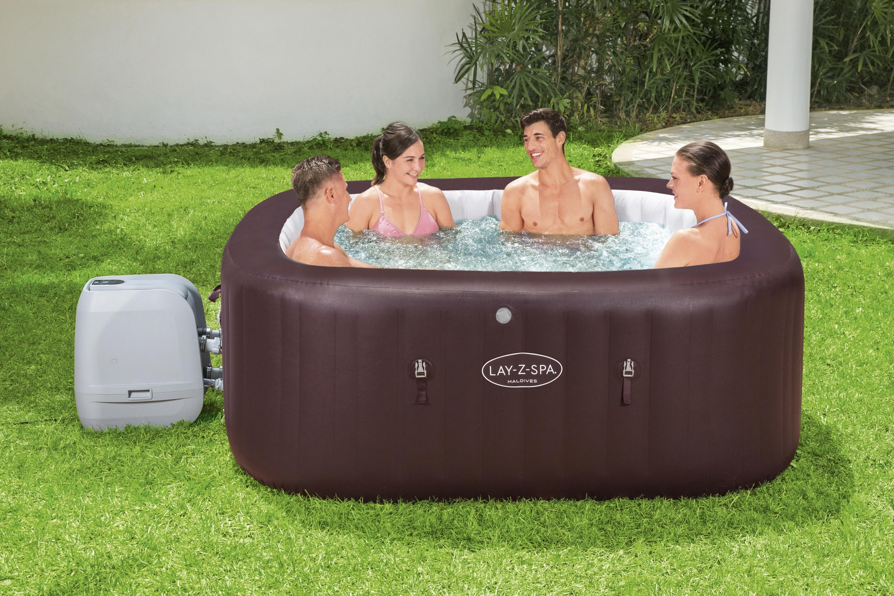 60033 Lay-Z-Spa® 79" x 79" x 31.5"/2.01m x 2.01m x 80cm Maldives HydroJet Pro - Image 3