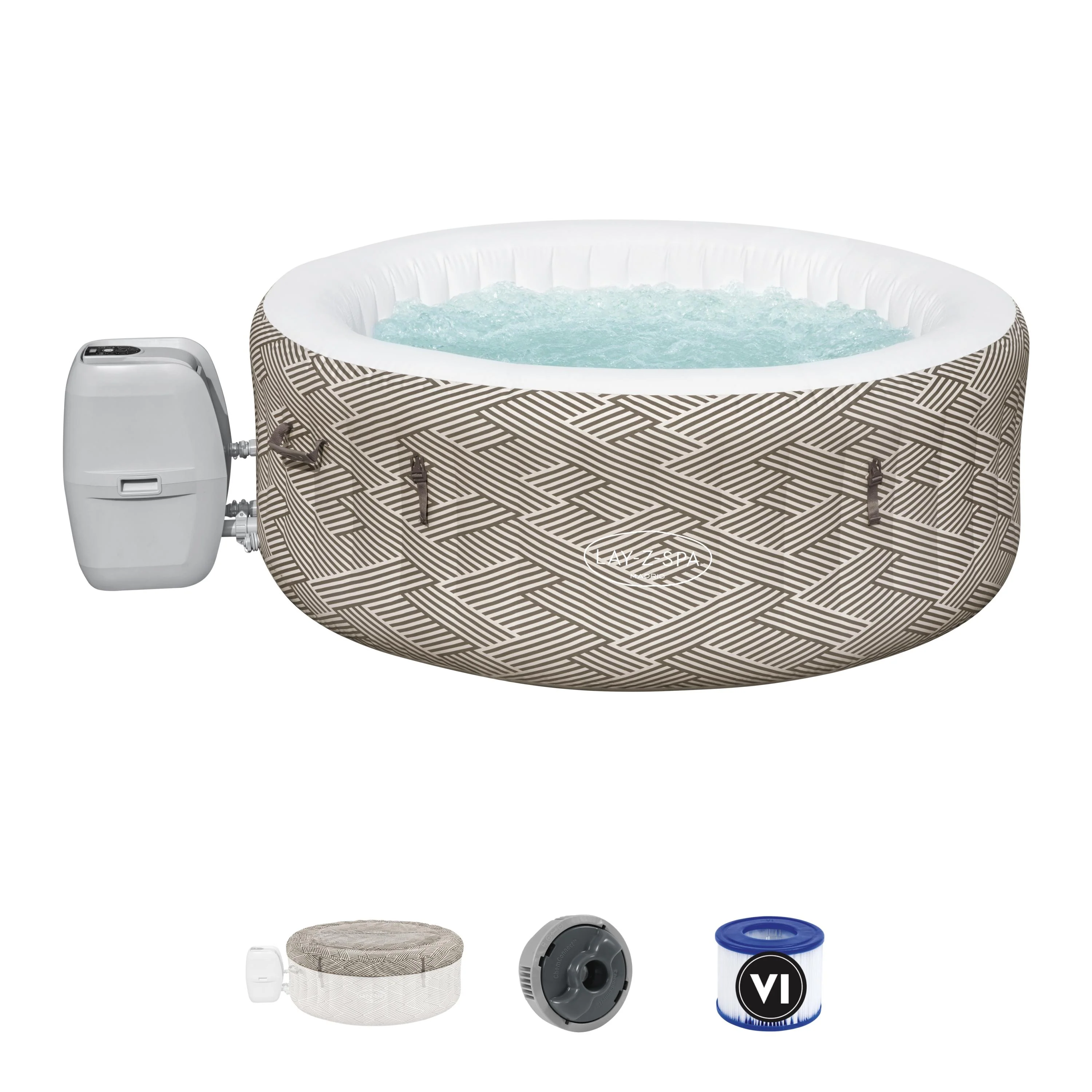 60055 Lay-Z-Spa® 71" x 26"/1.80m x 66cm Madrid AirJet - Image 12