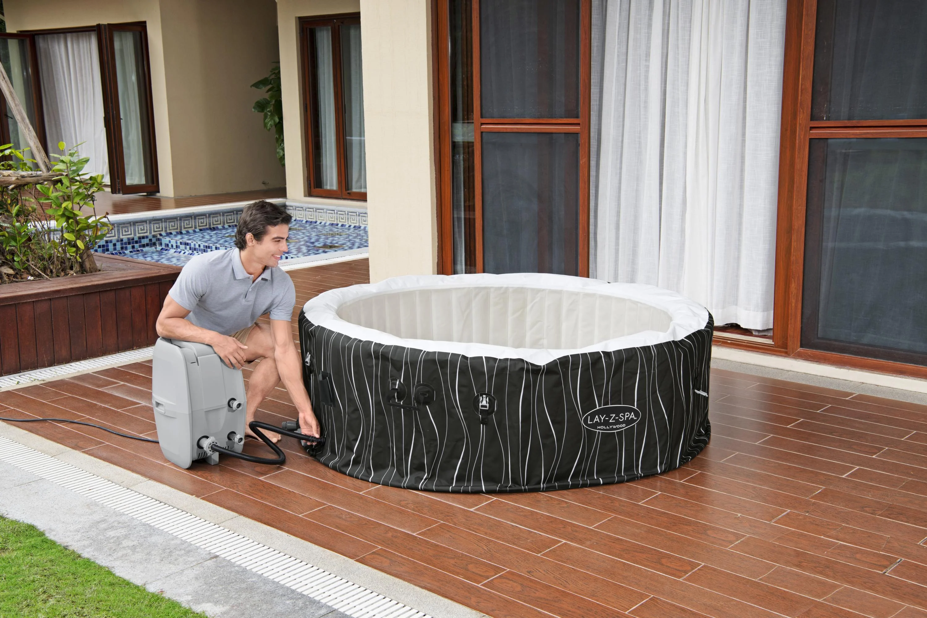 60059 Lay-Z-Spa® 77" x 26"/1.96m x 66cm Hollywood AirJet - Image 12