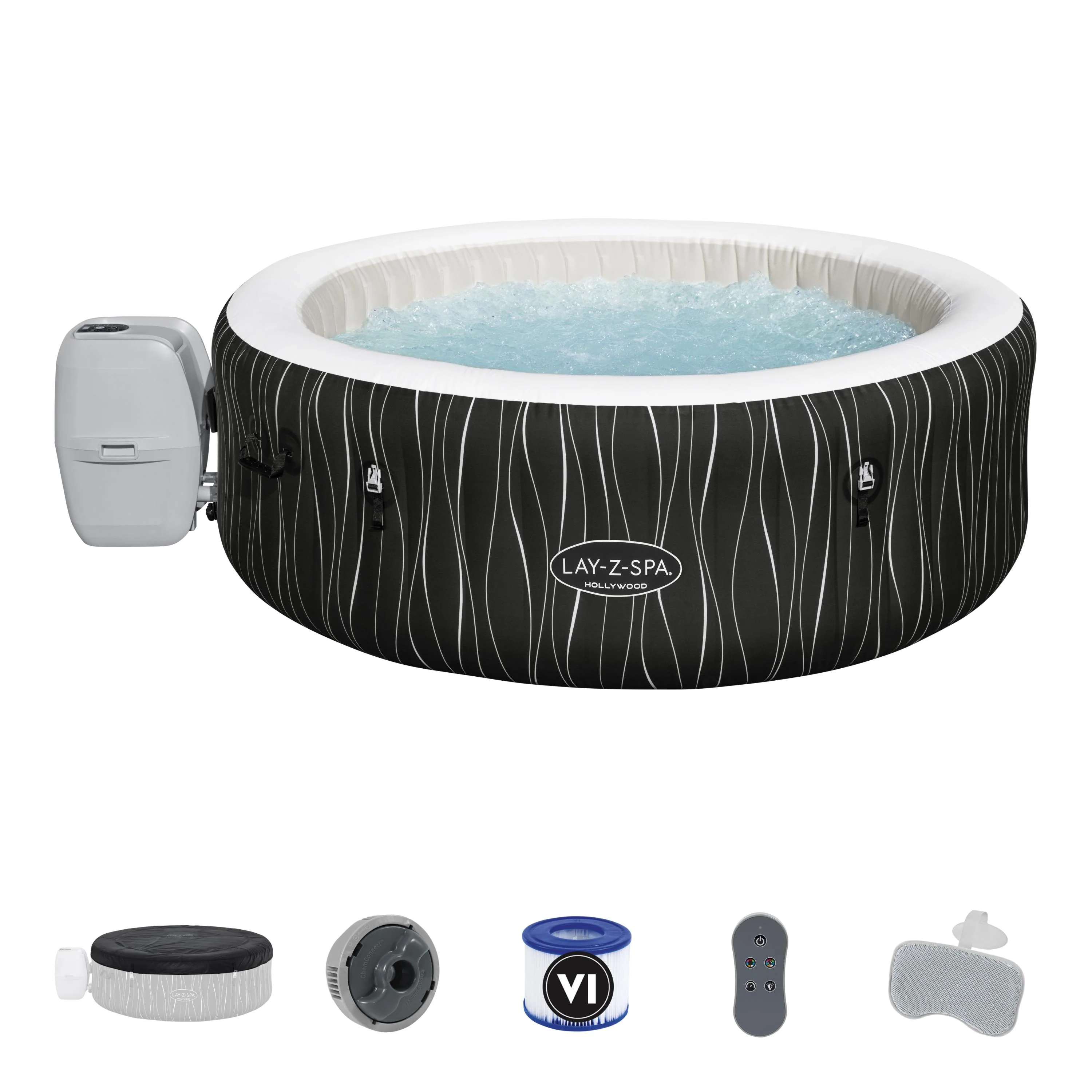 60059 Lay-Z-Spa® 77" x 26"/1.96m x 66cm Hollywood AirJet - Image 14