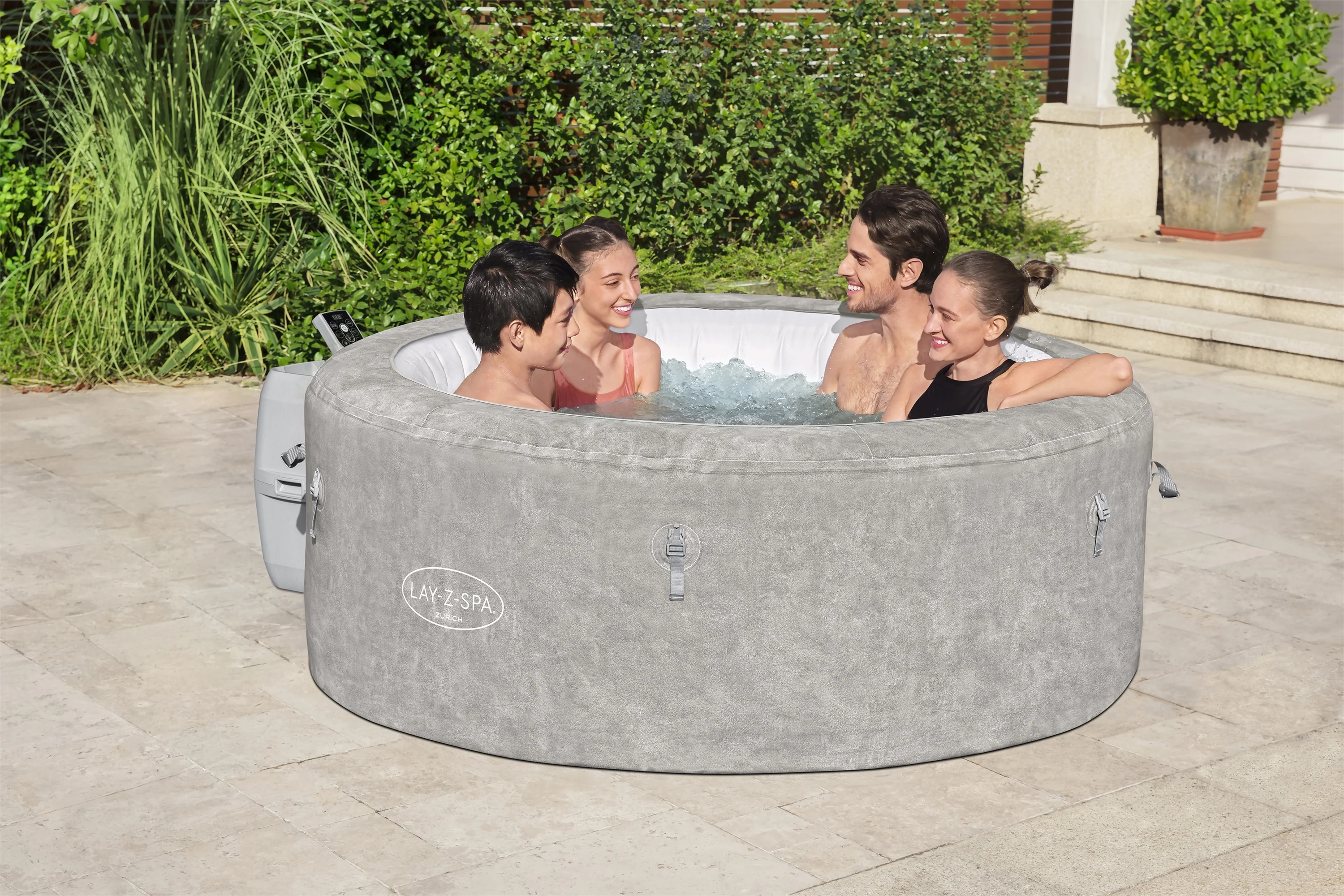 60065 Lay-Z-Spa® 71" x 26"/1.80m x 66cm Zurich Airjet - Image 8