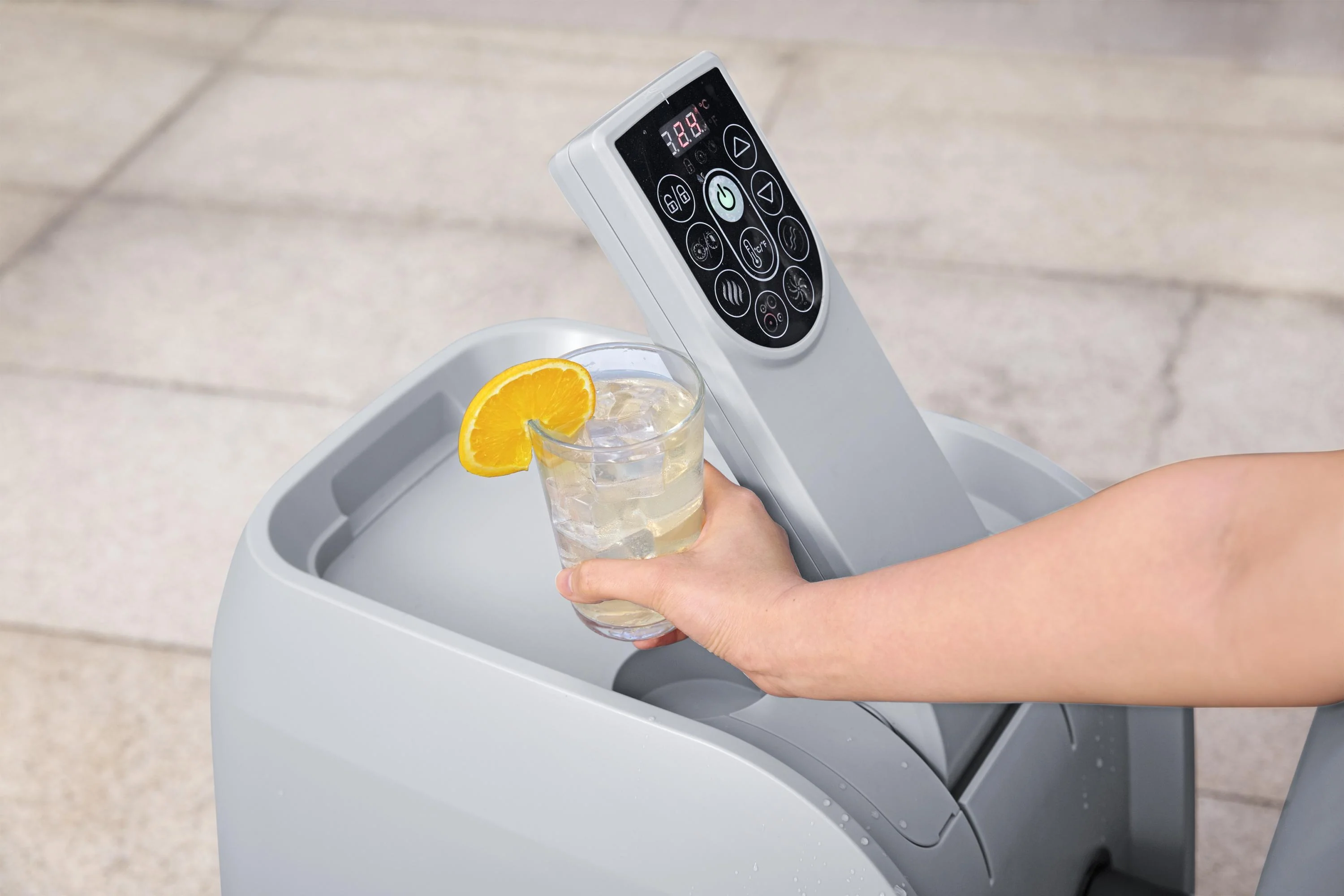 60075 Lay-Z-Spa® 85"x31.5"/2.16m x 80cm Santorini Hydrojet Pro - Image 6