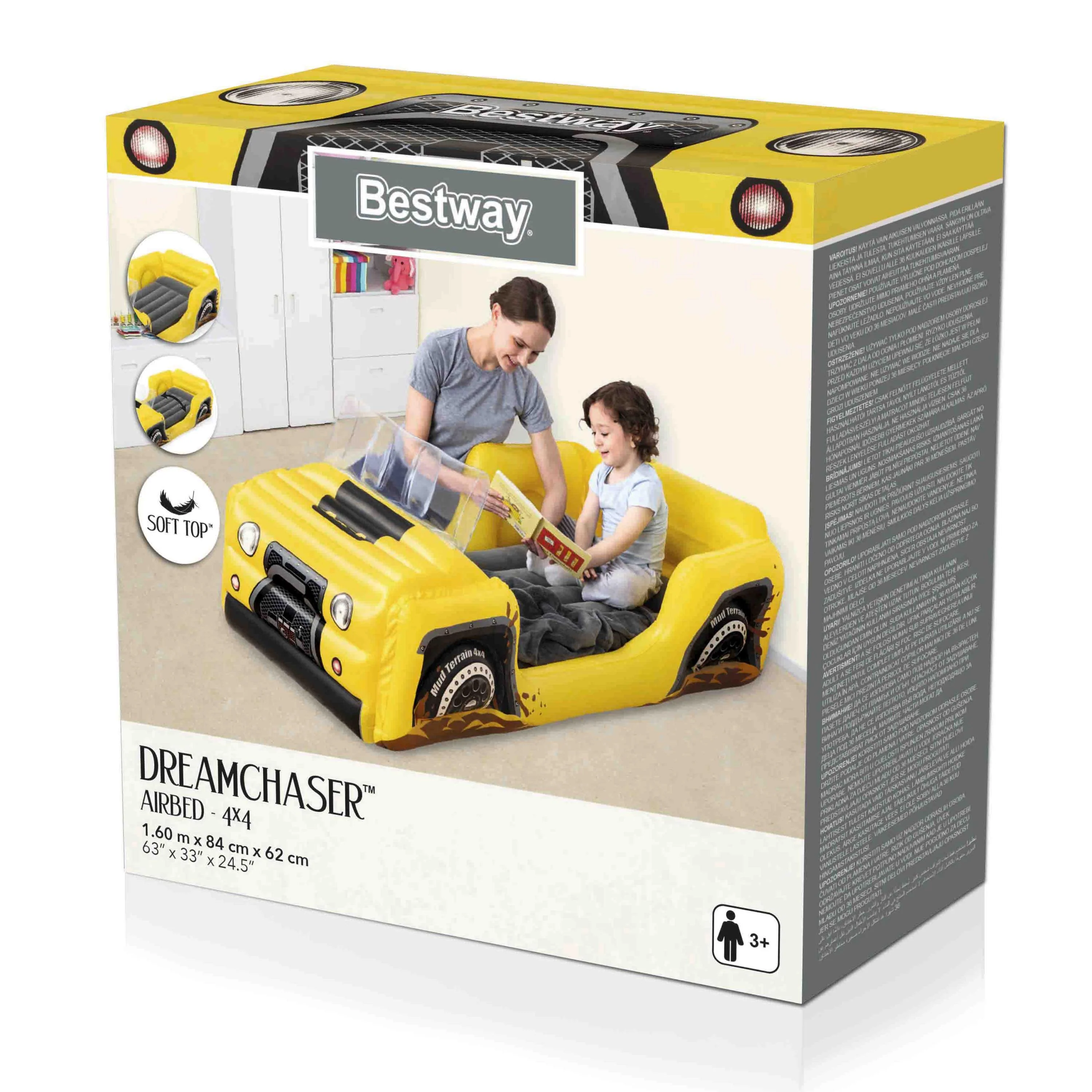 Bestway® 63" x 33" x 24.5"/1.60m x 84cm x 62cm DreamChaser Airbed-4x4 - Image 8