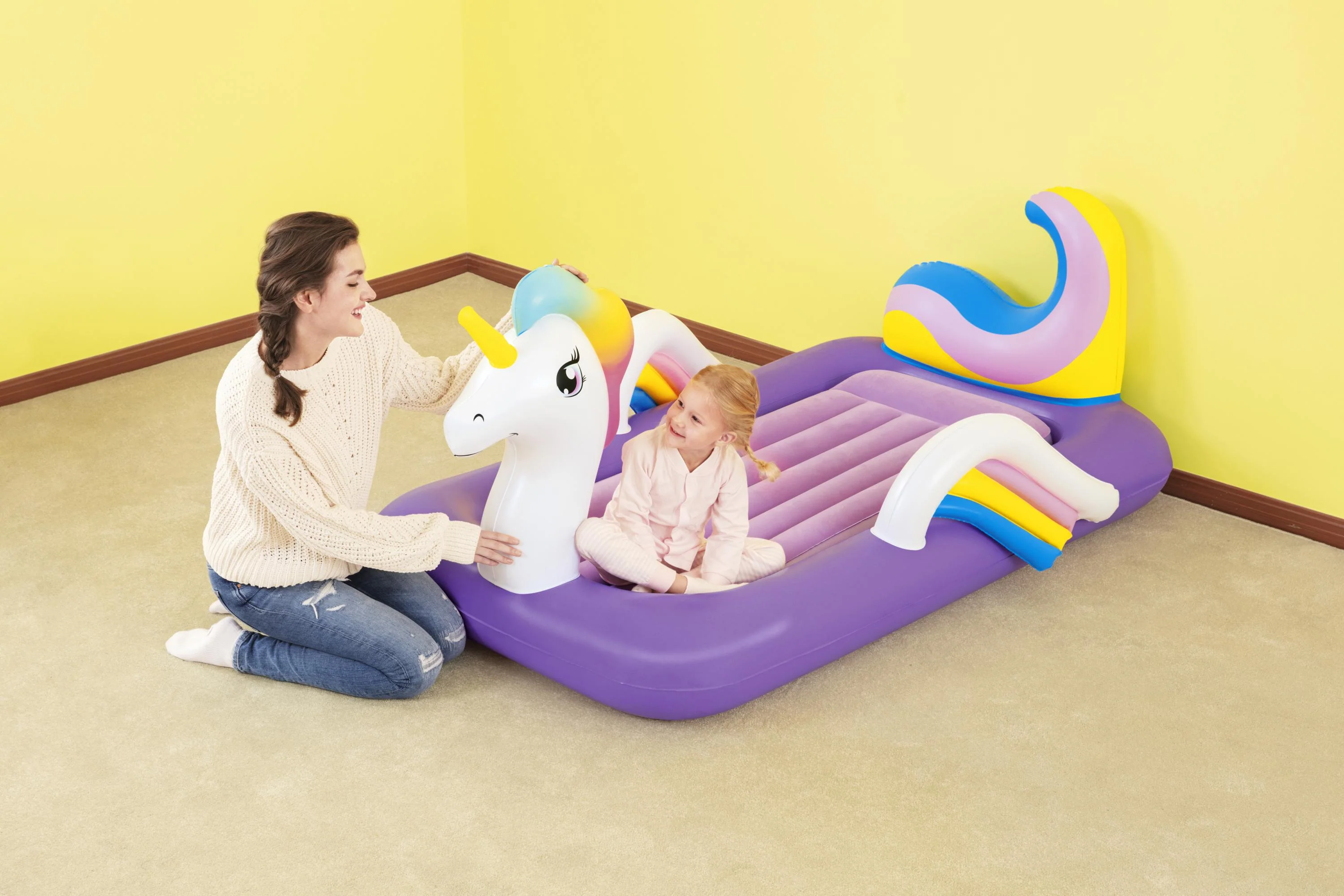 Bestway® 77" x 41" x 33"/1.96m x 1.04m x 84cmDreamChaser Airbed-Unicorn - Image 7