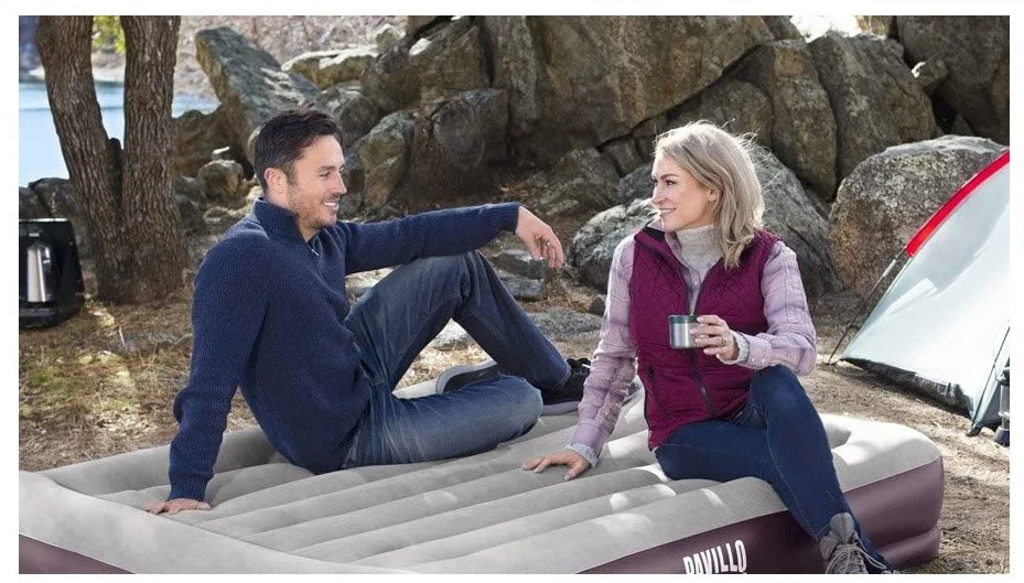 (67699) Bestway® 80" x 60" x 14"/2.03m x 1.52m x 36cm Tritech Air Mattress Queen