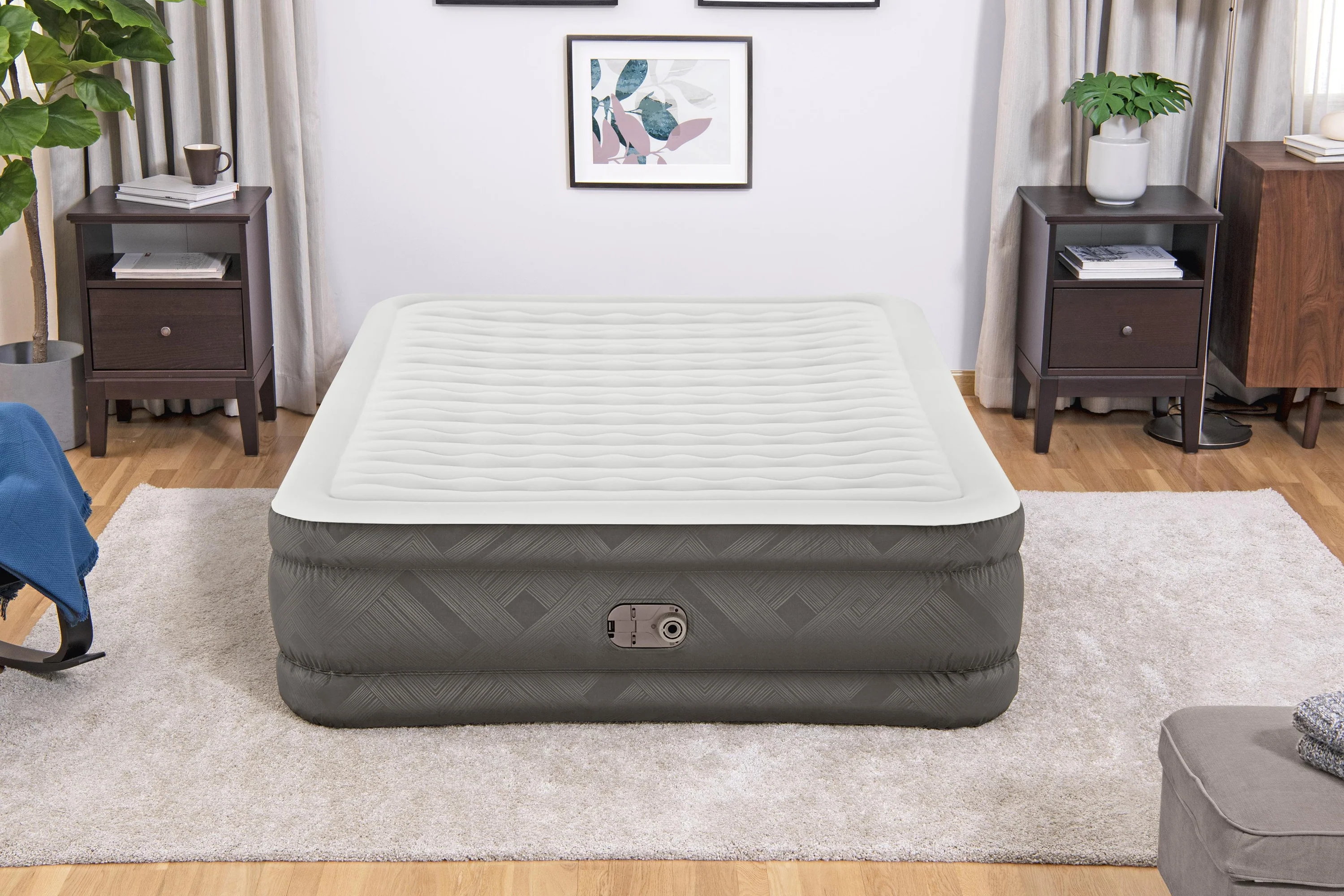 (69050) Bestway® 80" x 60" x 18"/2.03m x 1.52m x 46cm Fortech Air Mattress Queen Built-in AC pump - Image 8