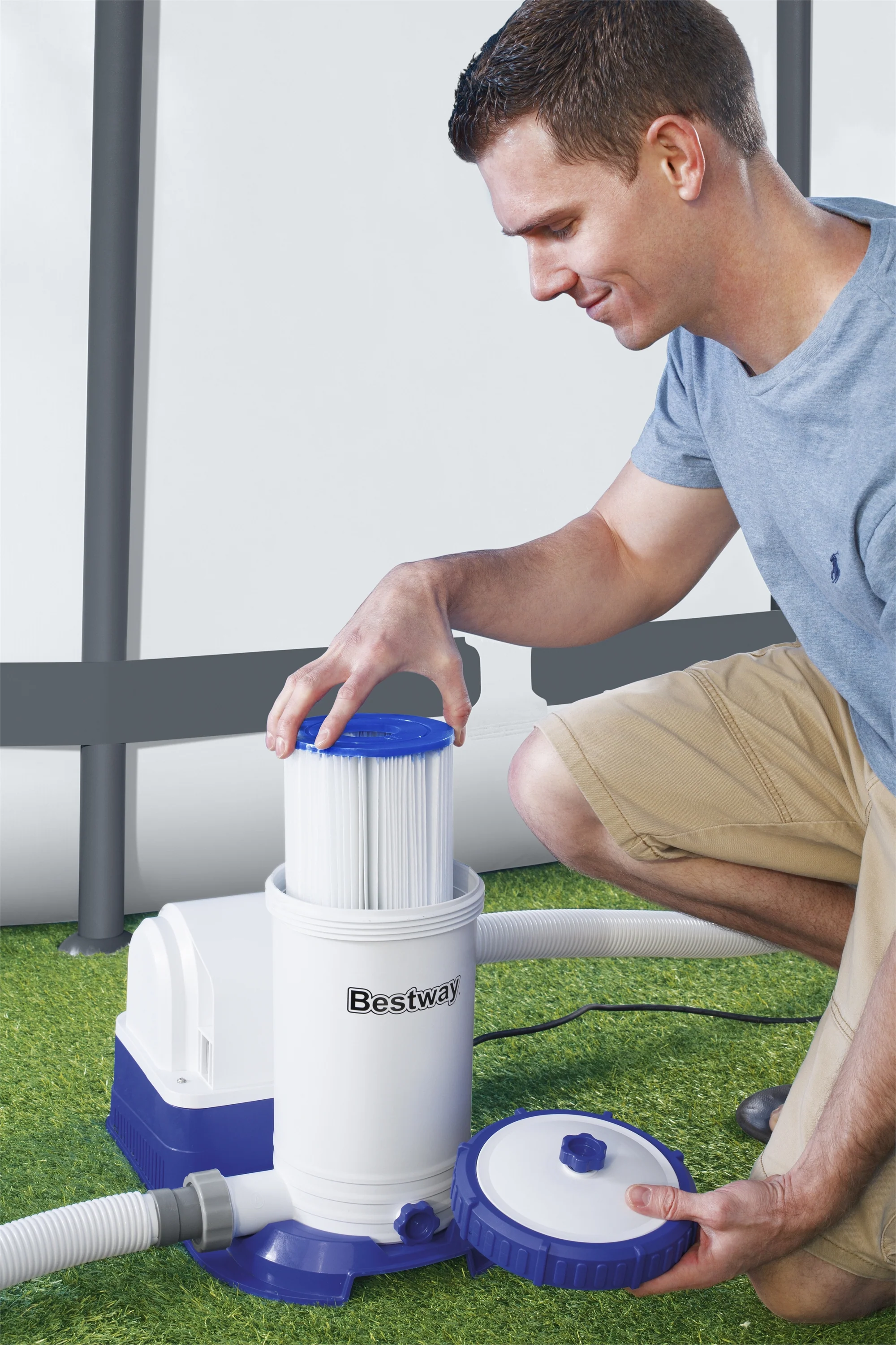 Bestway(58391) 9,463 L Above Ground Pool Filter Pump - Image 3