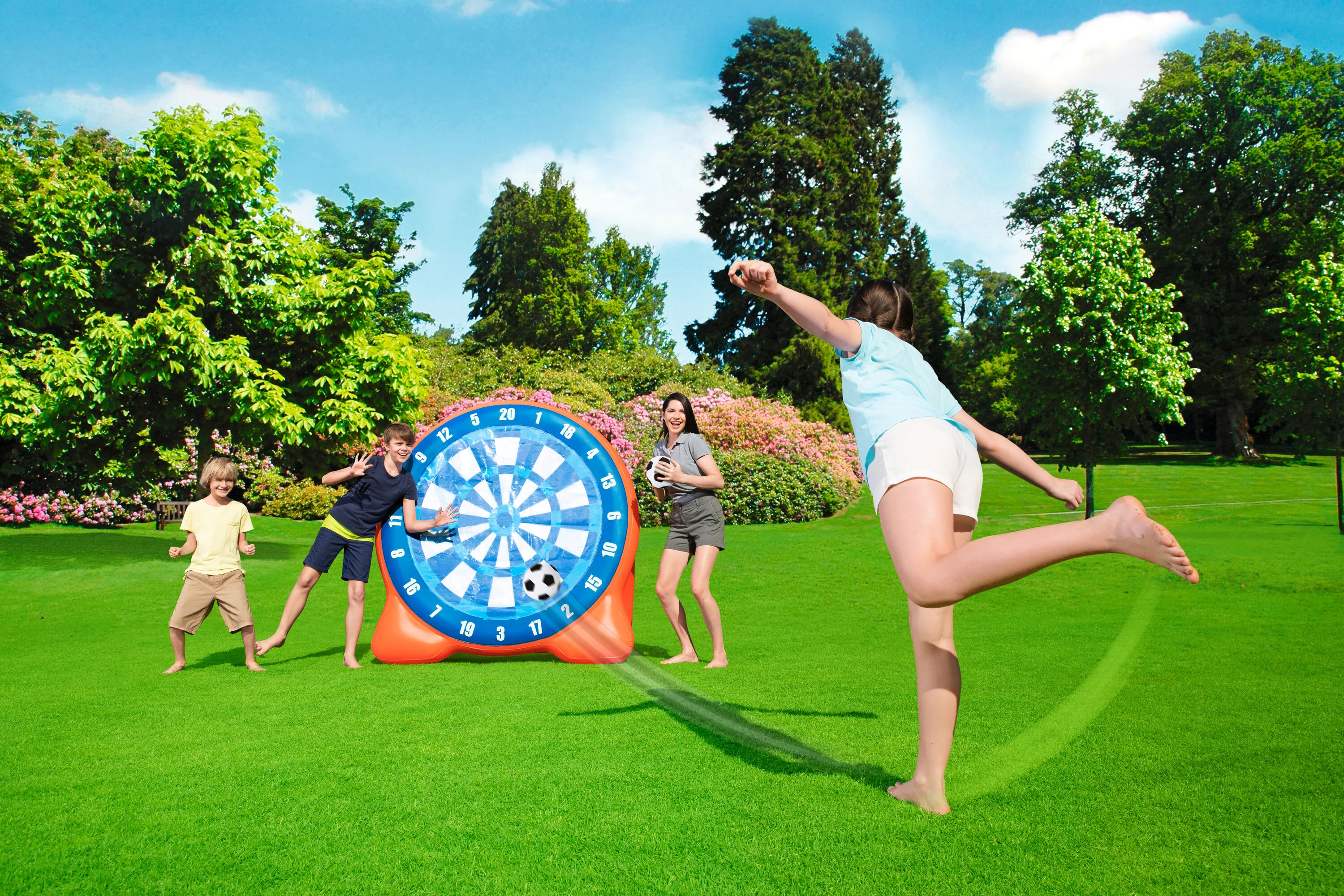 52307 Bestway® 62" x 42" x 62 Air Blast Soccer Yard Game - Image 4