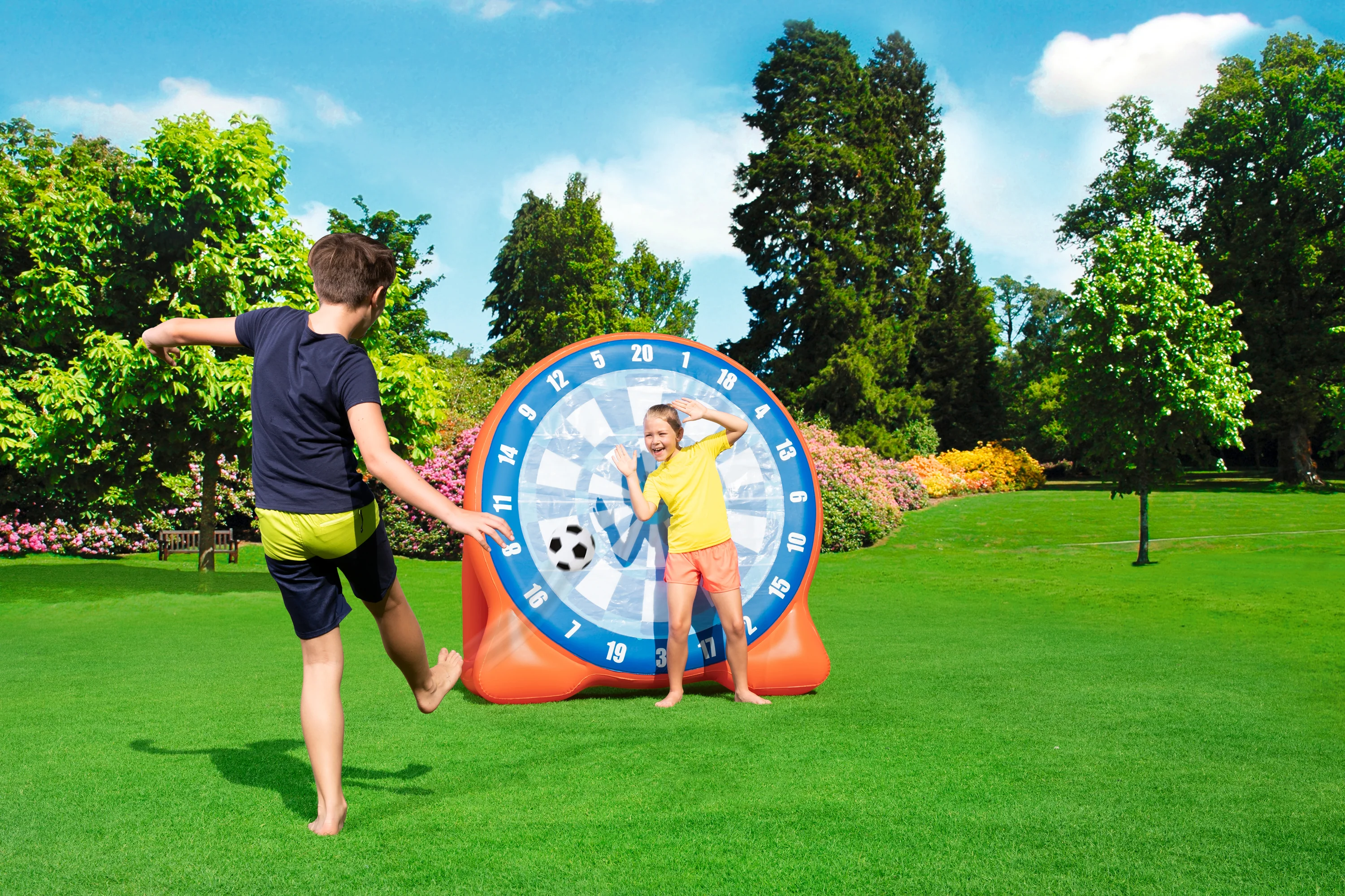 52307 Bestway® 62" x 42" x 62 Air Blast Soccer Yard Game - Image 7