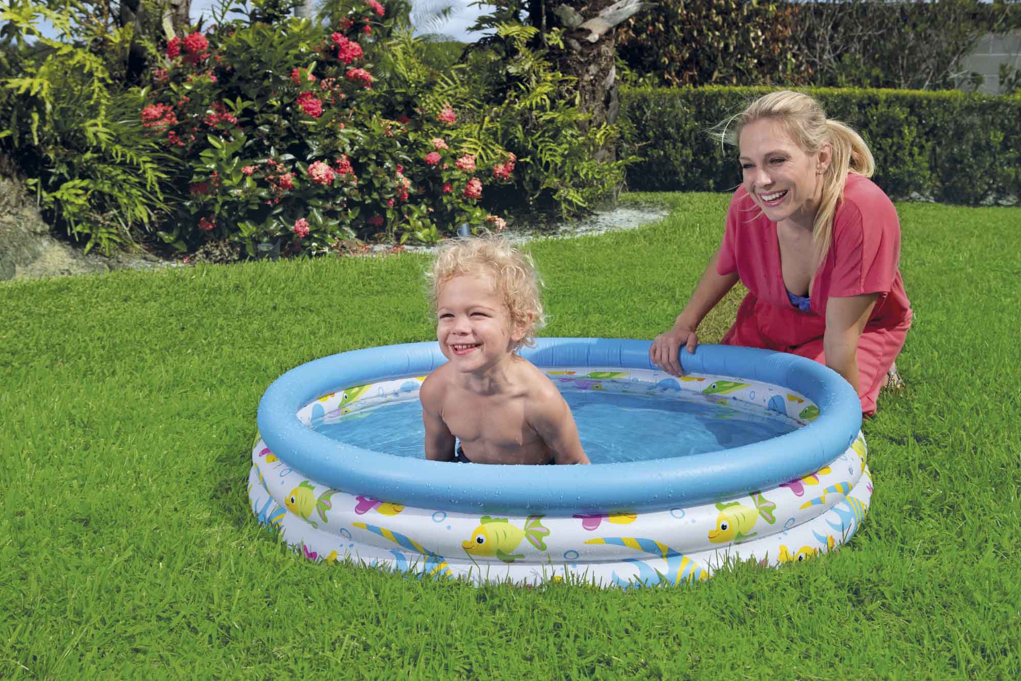 Bestway® (51008) Swimming pool for Kids L40" x H10"/ 3.3 ft x 0.8 ft - Image 3