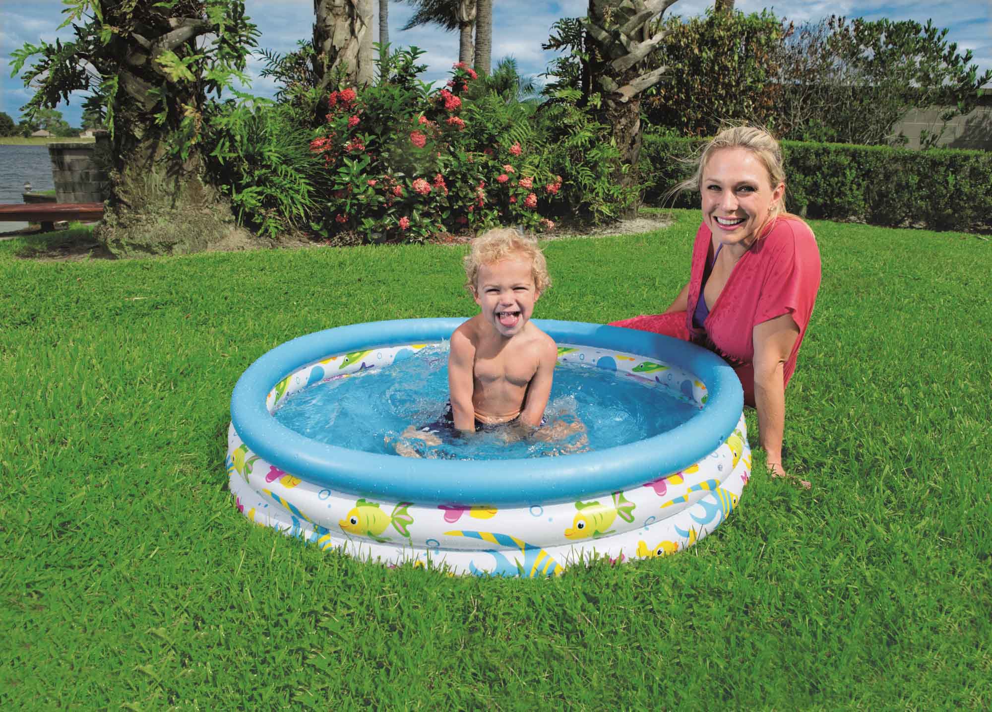 Bestway® (51008) Swimming pool for Kids L40" x H10"/ 3.3 ft x 0.8 ft - Image 4