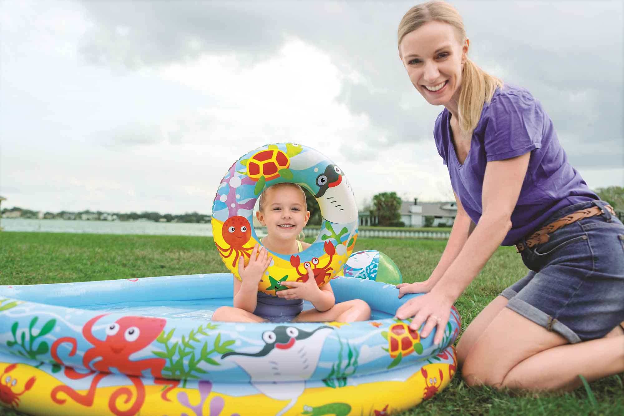 Bestway® (51124) Swimming Pool Play Set For Kids Φ48" x H8"/4Ft x H 0.6Ft - Image 4