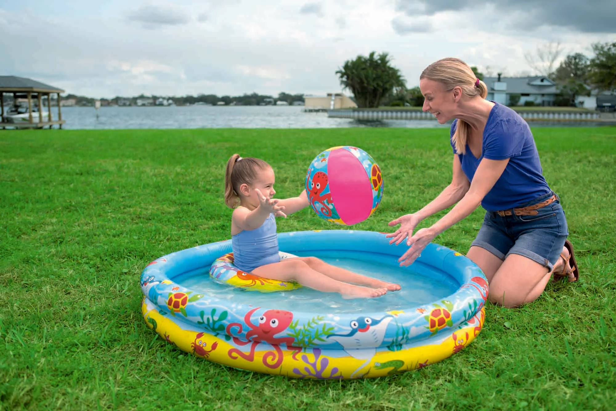 Bestway® (51124) Swimming Pool Play Set For Kids Φ48" x H8"/4Ft x H 0.6Ft - Image 5