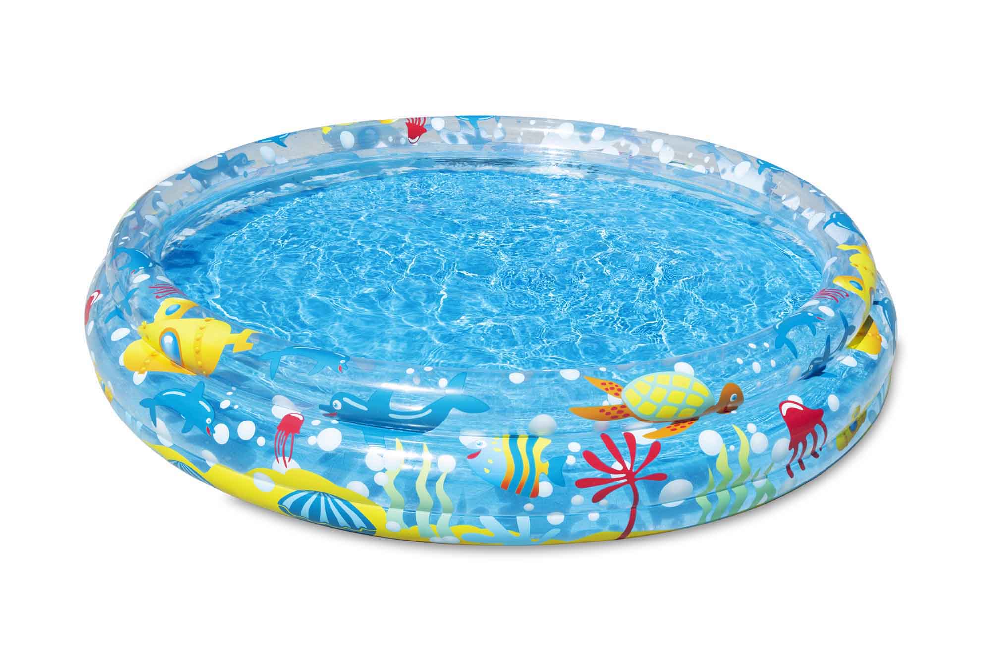 Bestway® (51004) 3 Ring Swimming Pool For Kids Diameter 60" x H12"/L 4.9 F x H30cm