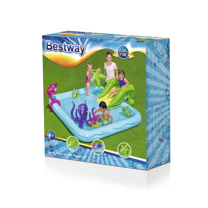 Bestway (53052) Jumper And Slider Fantastic Aquarium Play Center For Kids - Image 3