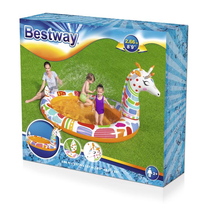 Bestway (53089) Above Ground Portable Giraffe Sprayer Kids Pool - Image 3