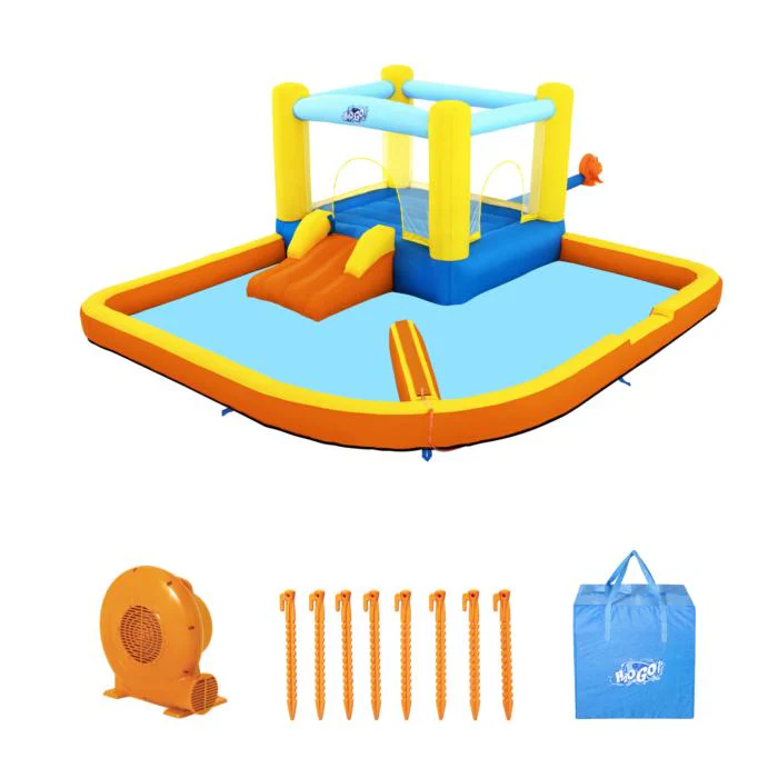 Bestway (53381) Portable Beach Bounce Water Park Jumper And Slider/ Pool - Image 4