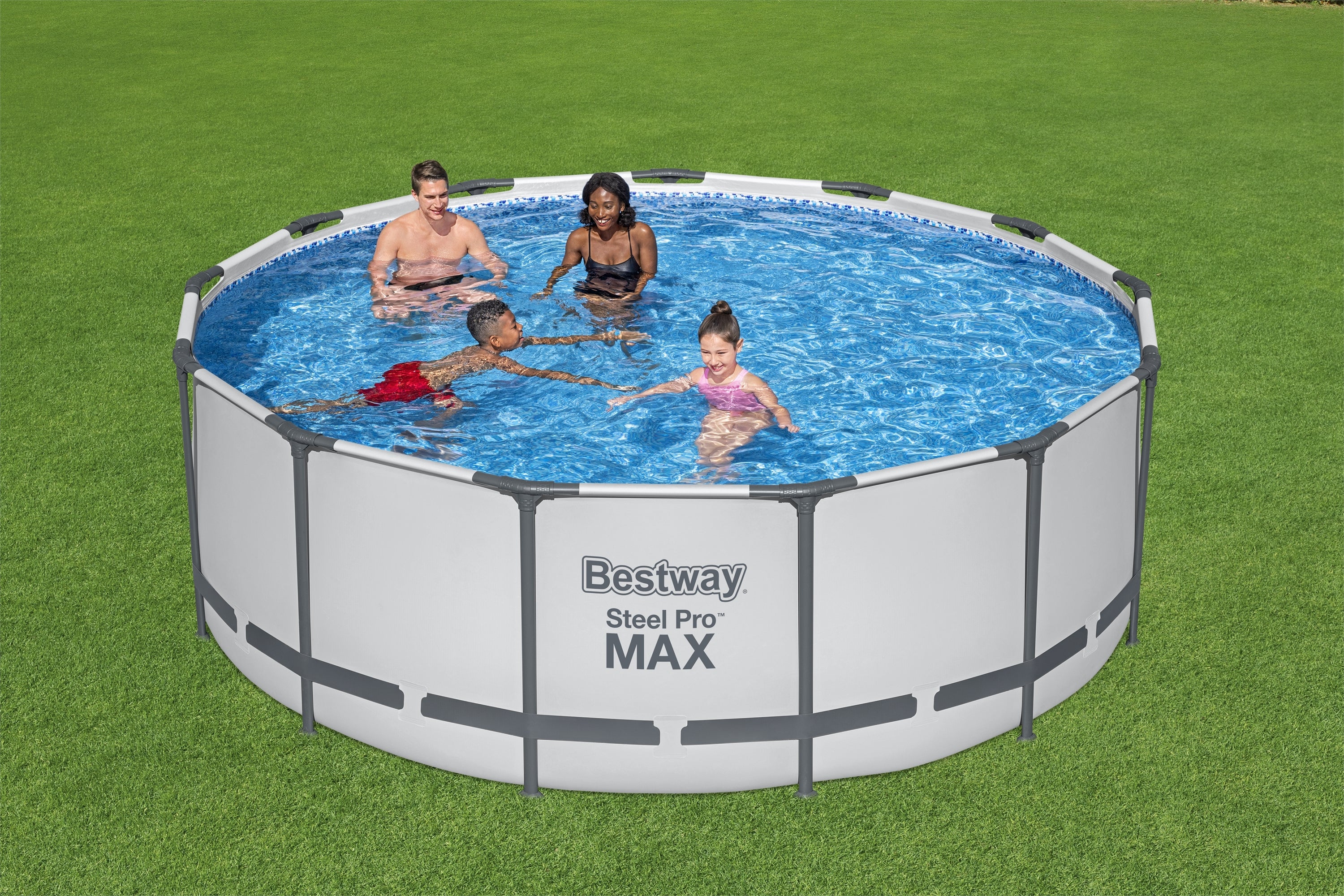 Bestway (5612X) Round Steel Pro MAX™ 14' x 48"/4.27m x 1.22m Pool Set - Image 2