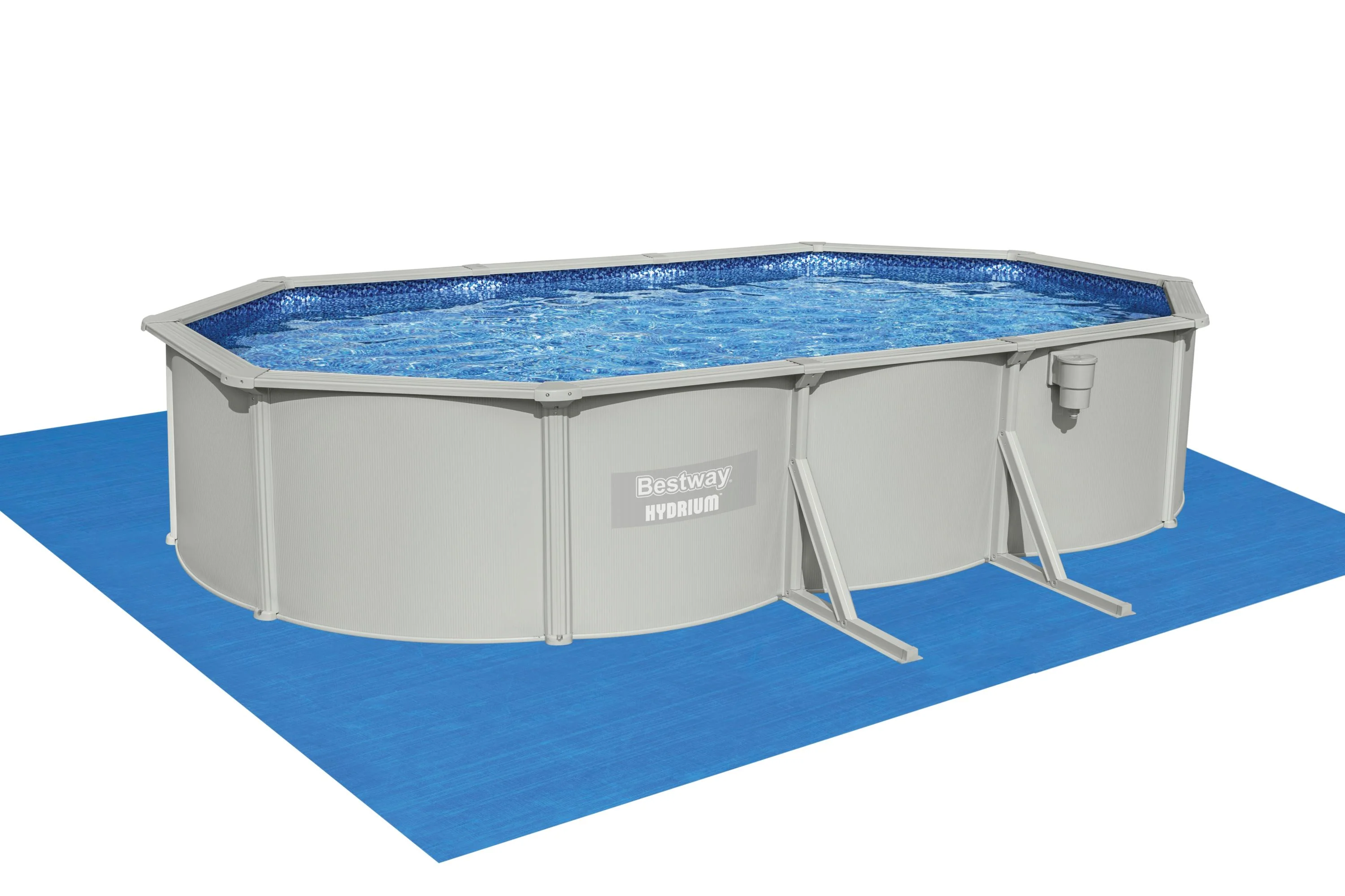Bestway (56369) Hydrium™ 20' x 12' x 48"/6.10m x 3.60m x 1.20m Oval Pool Set - Image 3