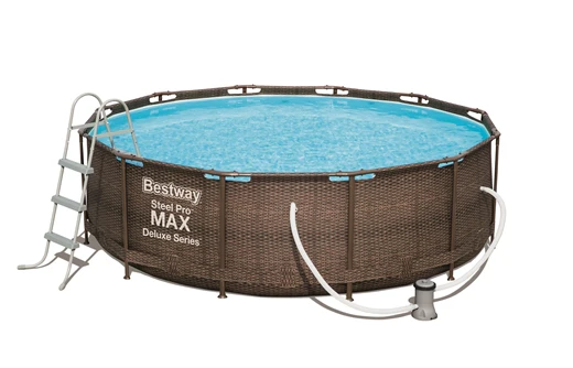 Bestway (56709) Above Ground Portable Swimming Pool For Adults (Round) 12ft x 3.28ft