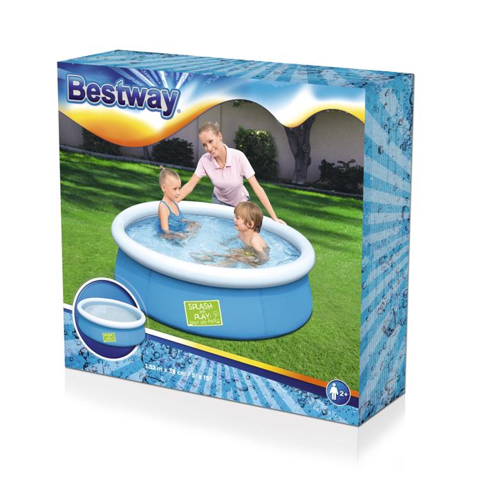 Bestway 57241 Portable Swimming Pool 5ft x 1.2ft ( Free Electric Inflation Pump) - Image 4