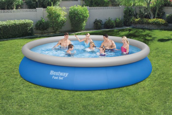Bestway (57313) Above Ground Portable Fast Set Pool For Kids 15ft x 3ft - Image 2