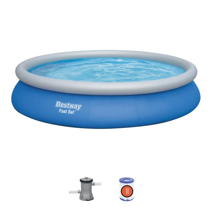 Bestway (57313) Above Ground Portable Fast Set Pool For Kids 15ft x 3ft - Image 3