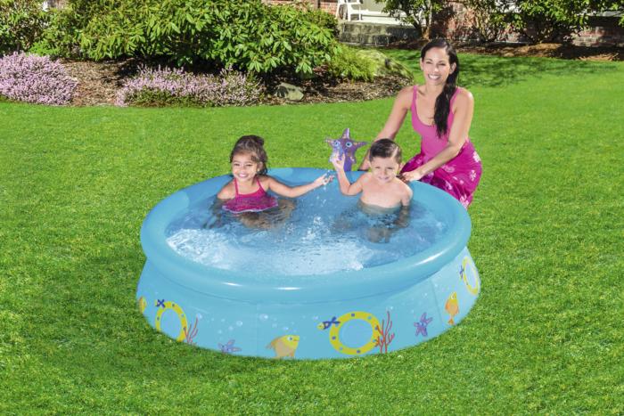 Bestway (57326) Portable Above Ground Fast Set Spray Pool For Kids 5ft x 1.24ft - Image 2