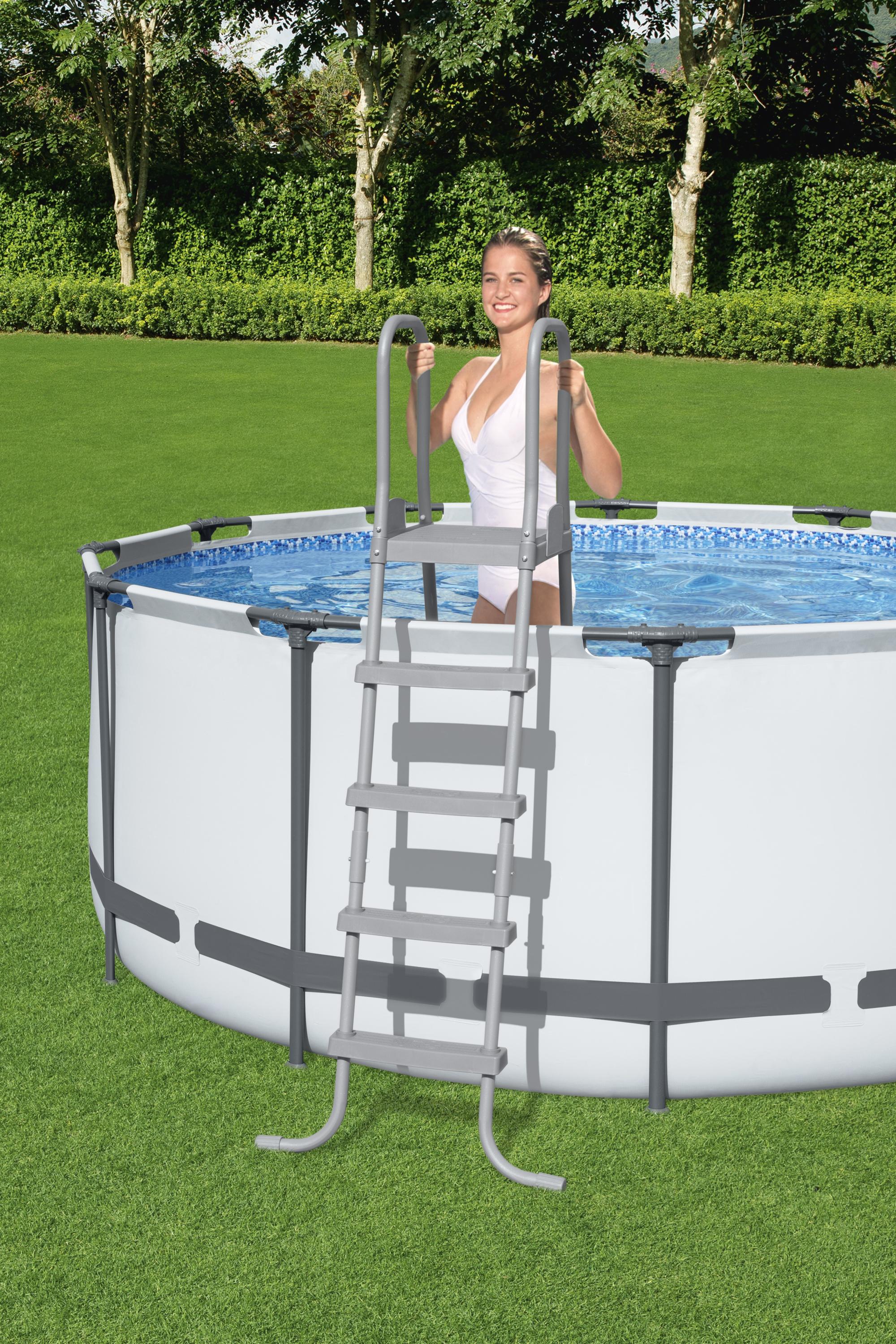 Bestway (58337) Above Ground Swimming Pool Ladder 52"/1.32m - Image 3
