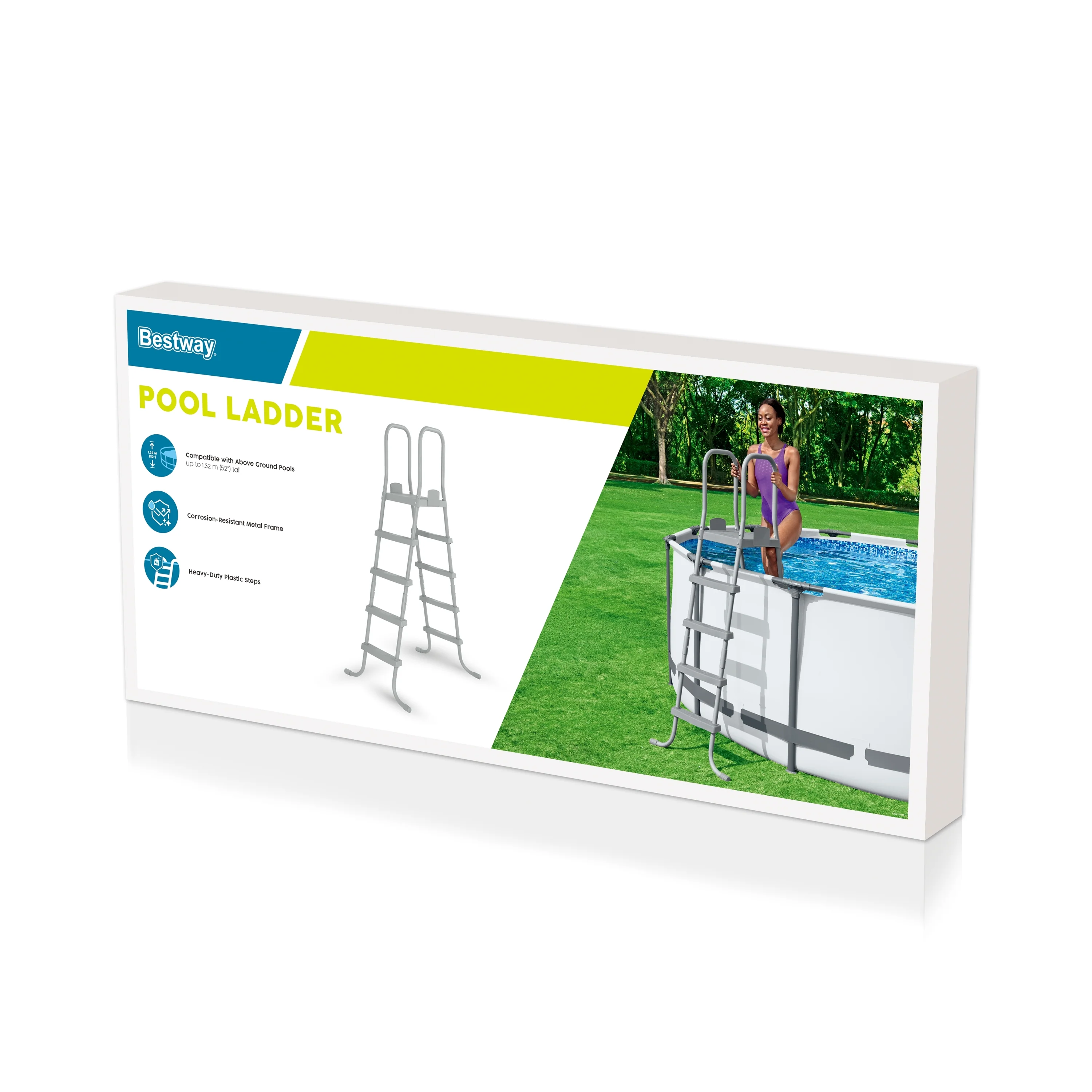 Bestway (58337) Above Ground Swimming Pool Ladder 52"/1.32m - Image 7
